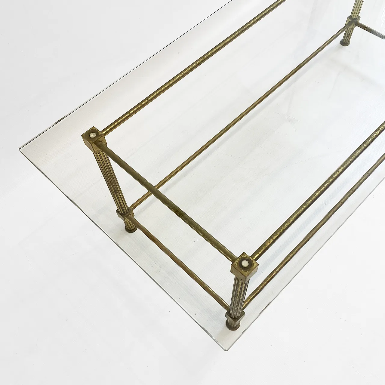 Brass Coffee Table bby Aldo Tura, 1960s 4