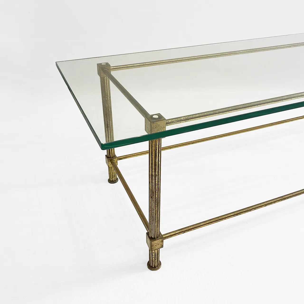 Brass Coffee Table bby Aldo Tura, 1960s 5