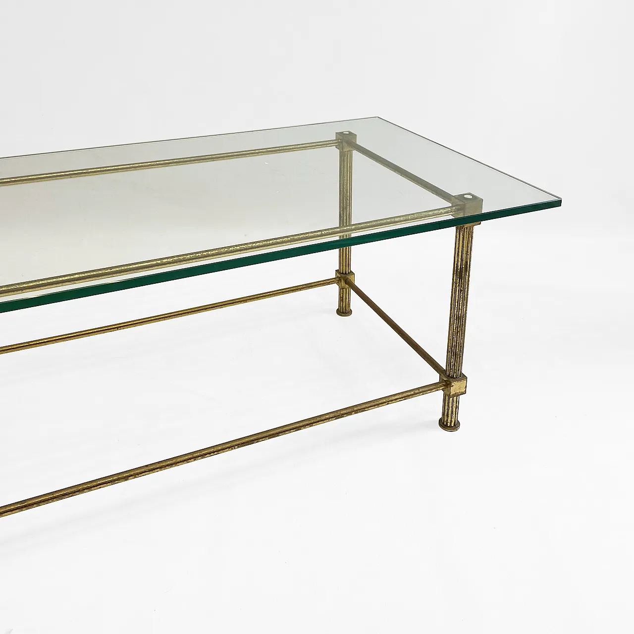 Brass Coffee Table bby Aldo Tura, 1960s 11