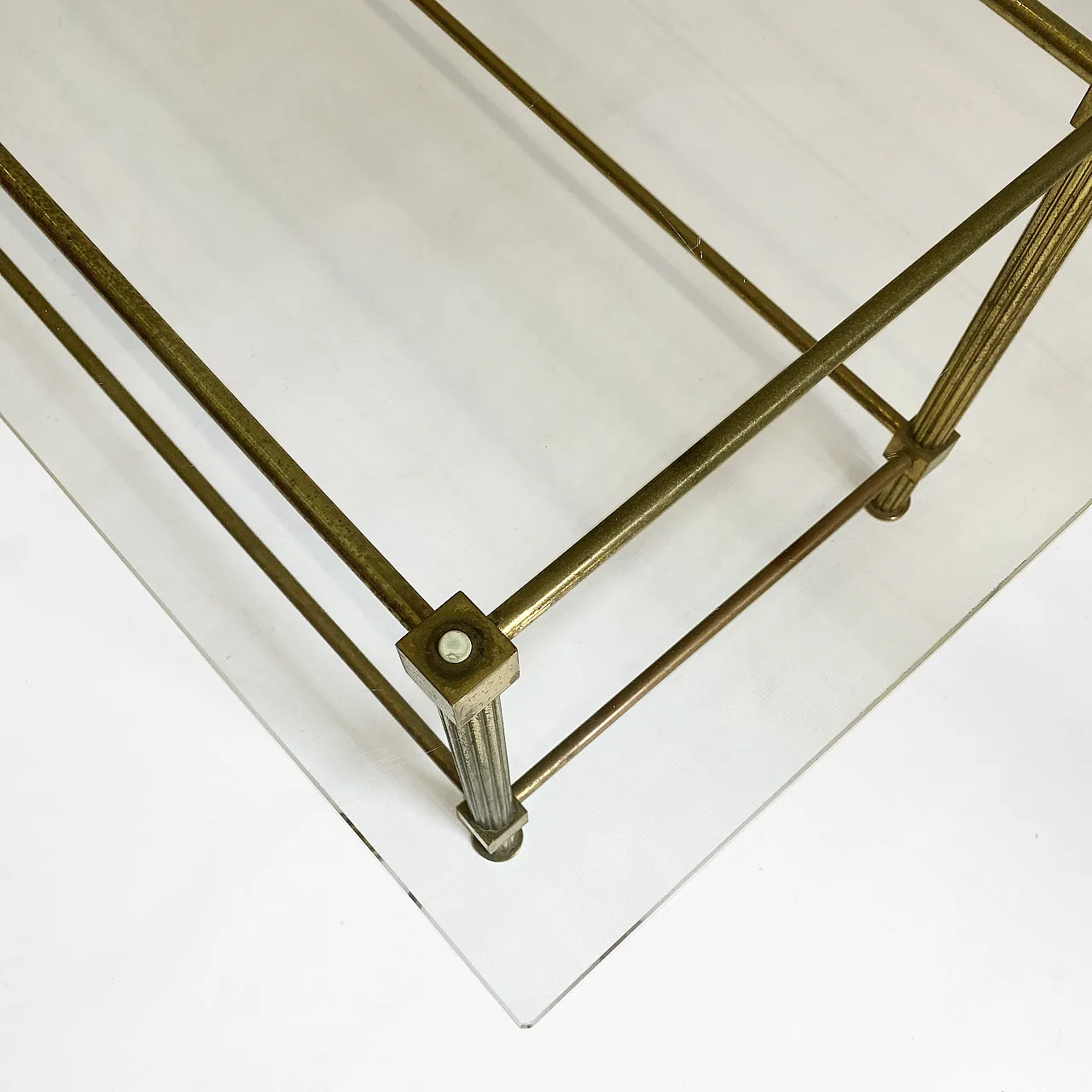 Brass Coffee Table bby Aldo Tura, 1960s 12