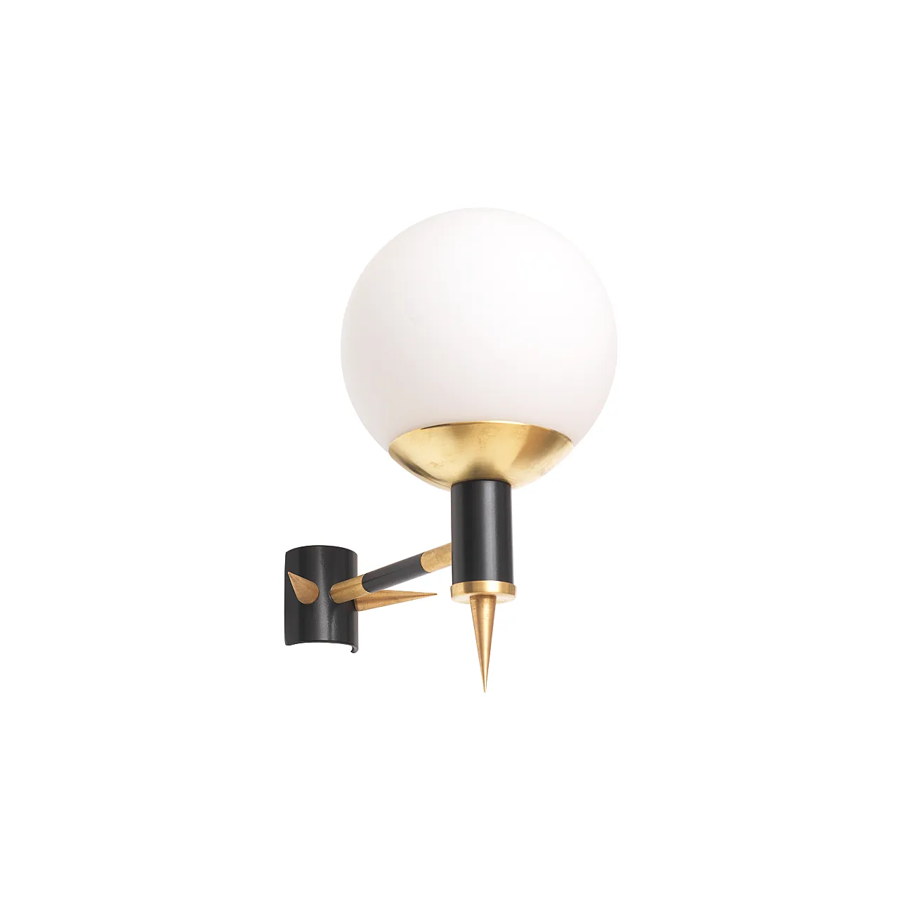 Pair of Maison Arlus Manner Wall Lights, 70s 3