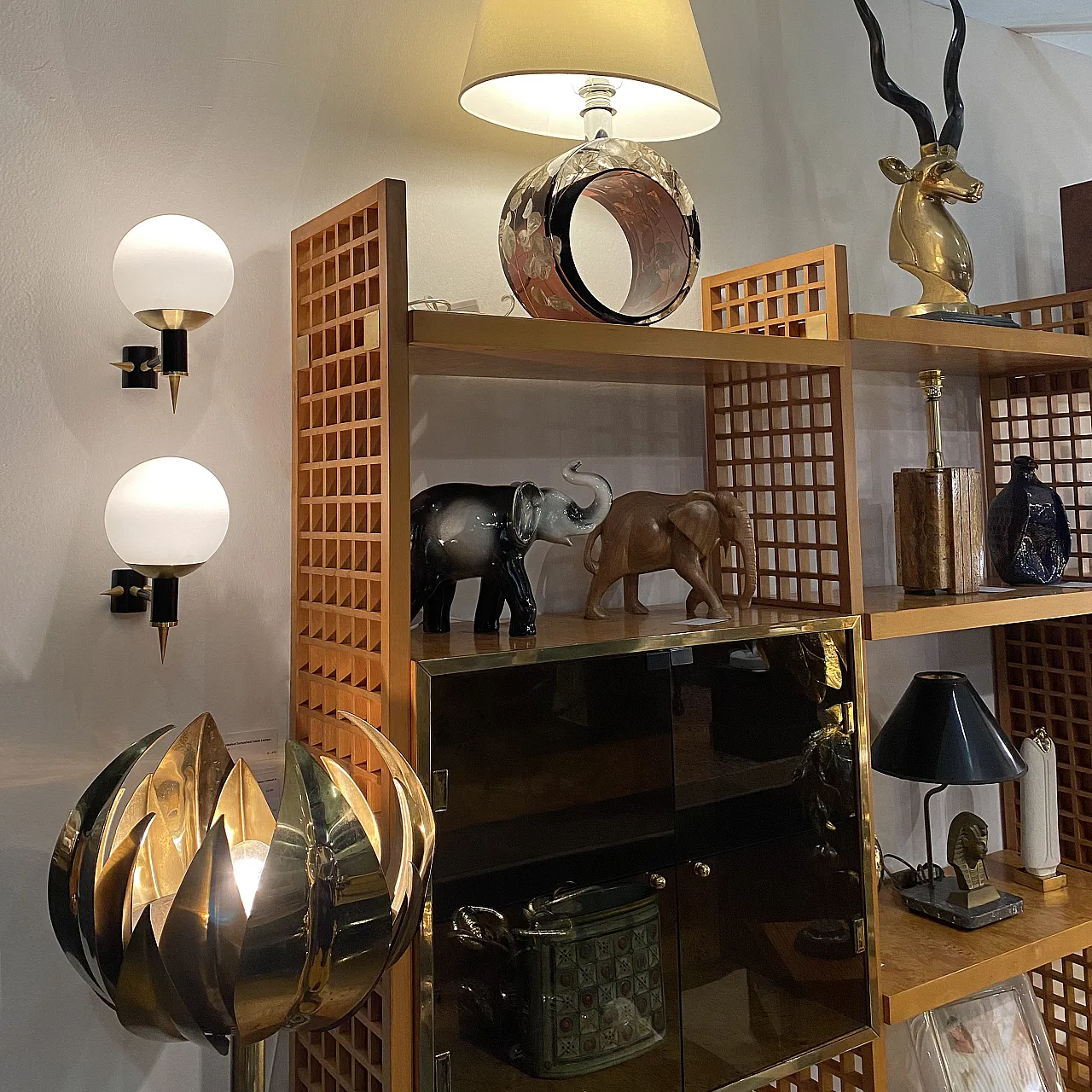 Pair of Maison Arlus Manner Wall Lights, 70s 15