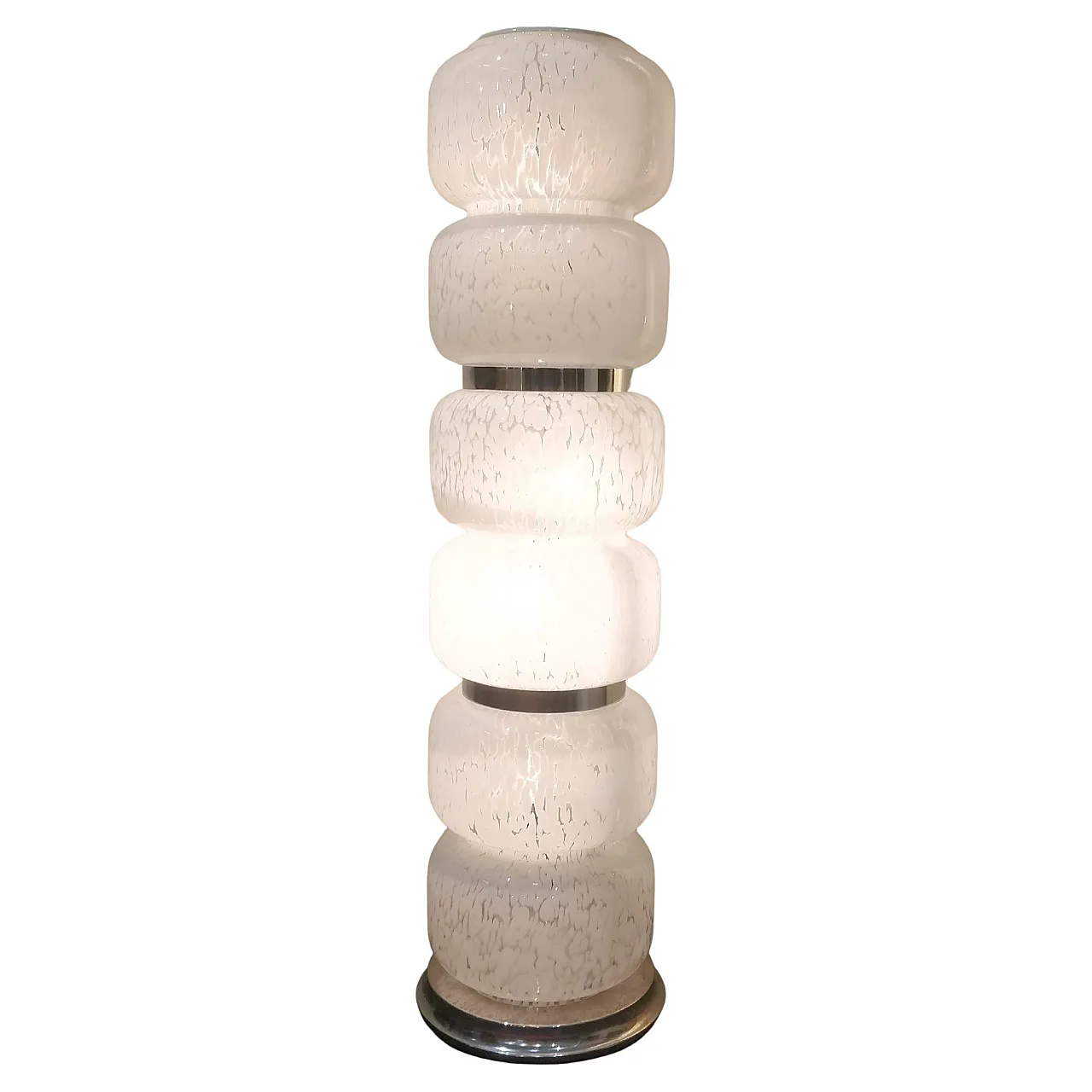 Totem floor lamp by AV Mazzega, Murano glass – Italy, 1960s 1