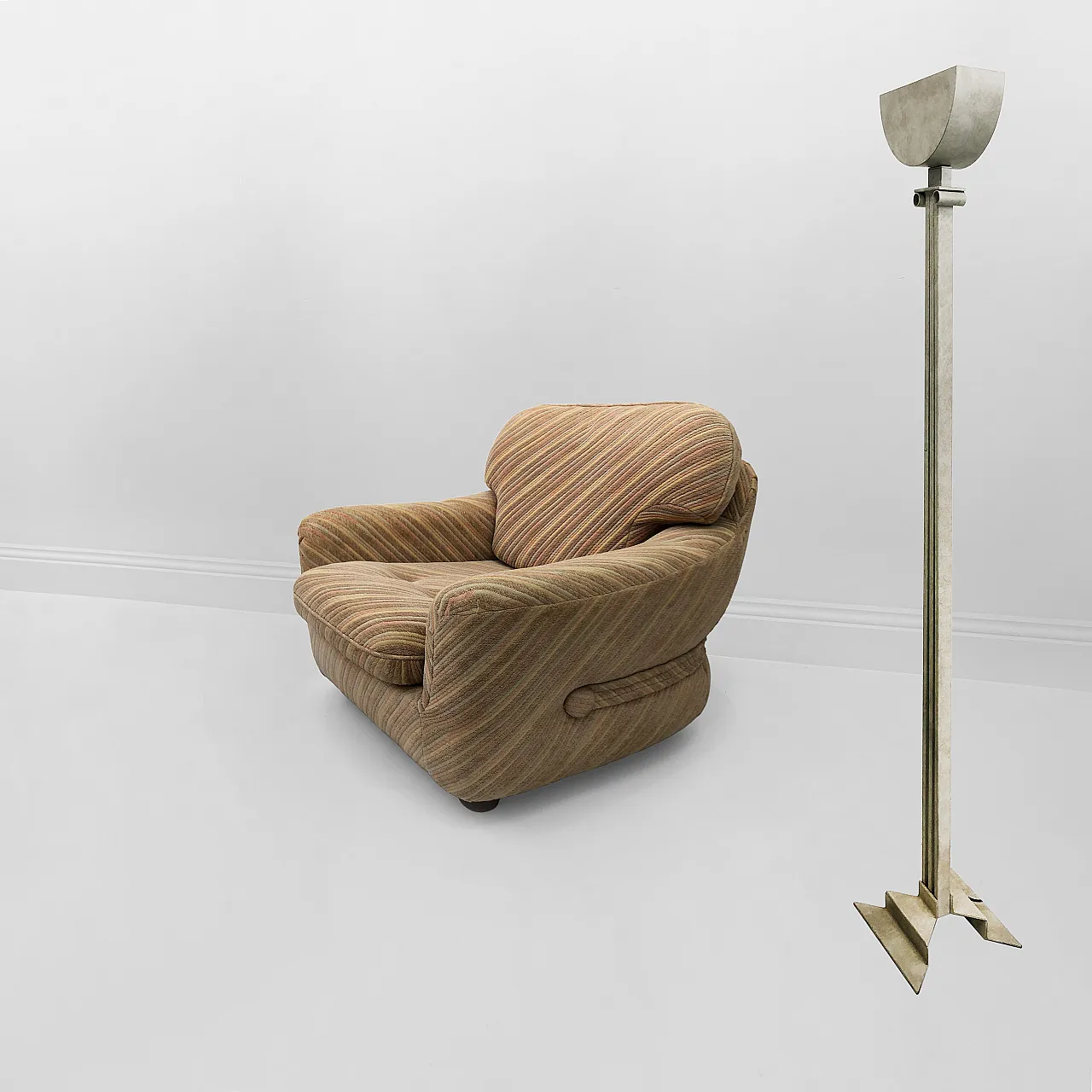 Italian Pastel Armchair by Zorzi, 70s 4