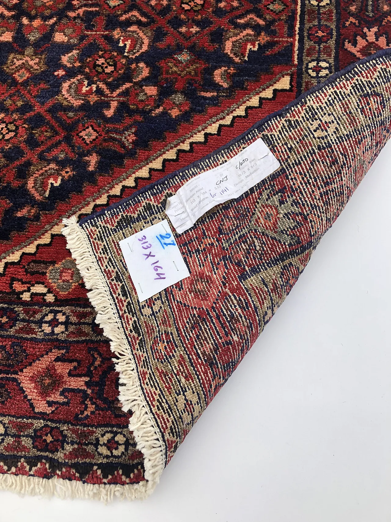 Tappeto persiano fatto a mano da Hosseinabad 5,13 m² 1