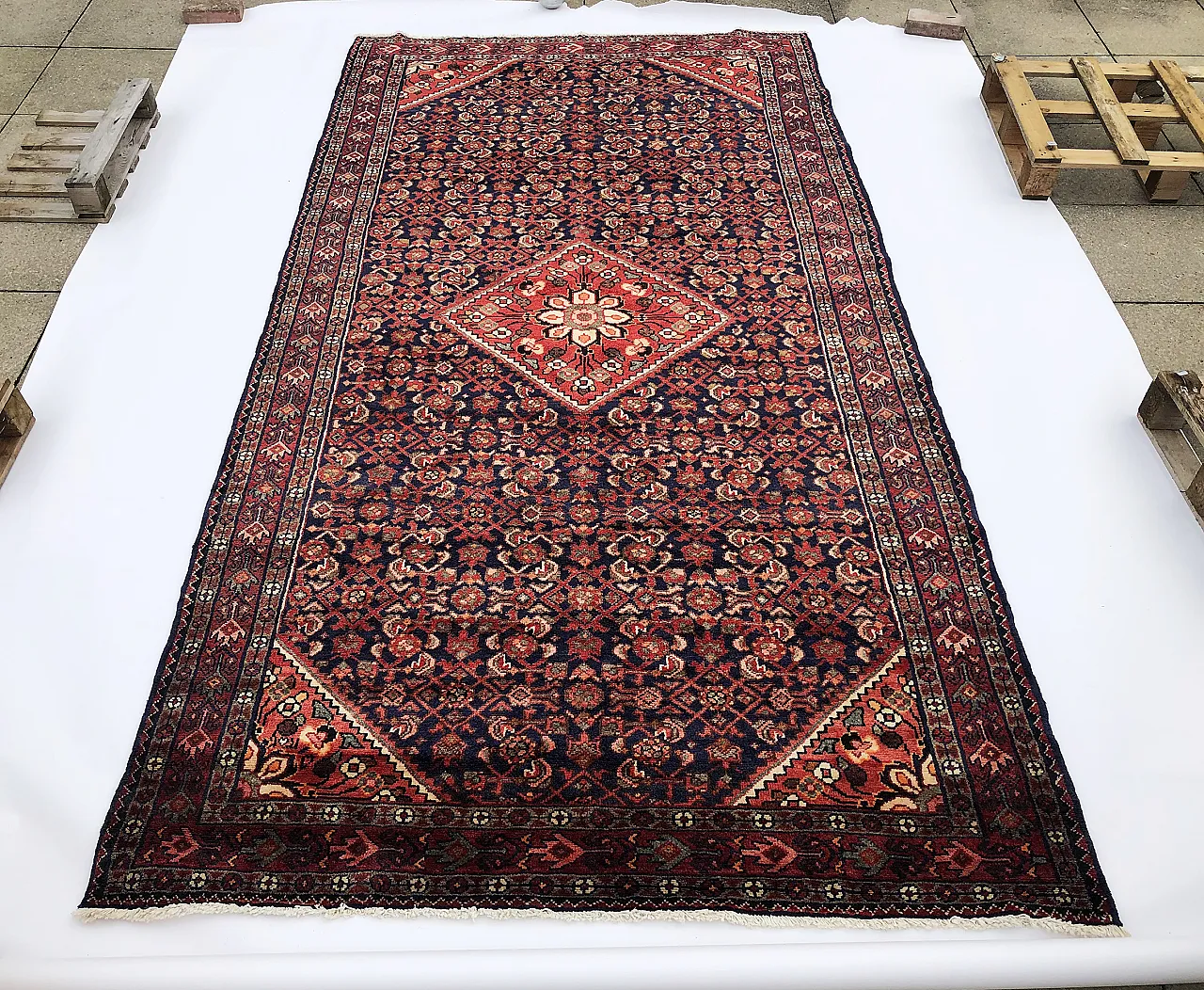 Tappeto persiano fatto a mano da Hosseinabad 5,13 m² 12