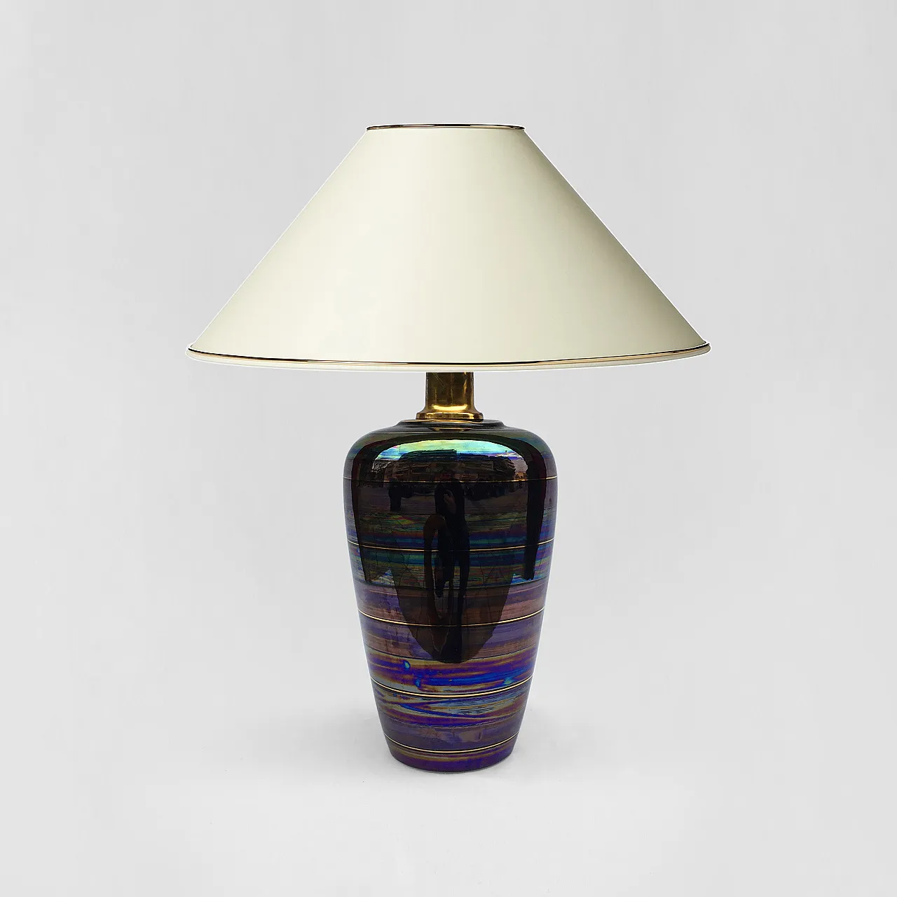 Iridescent ceramic table lamp 2
