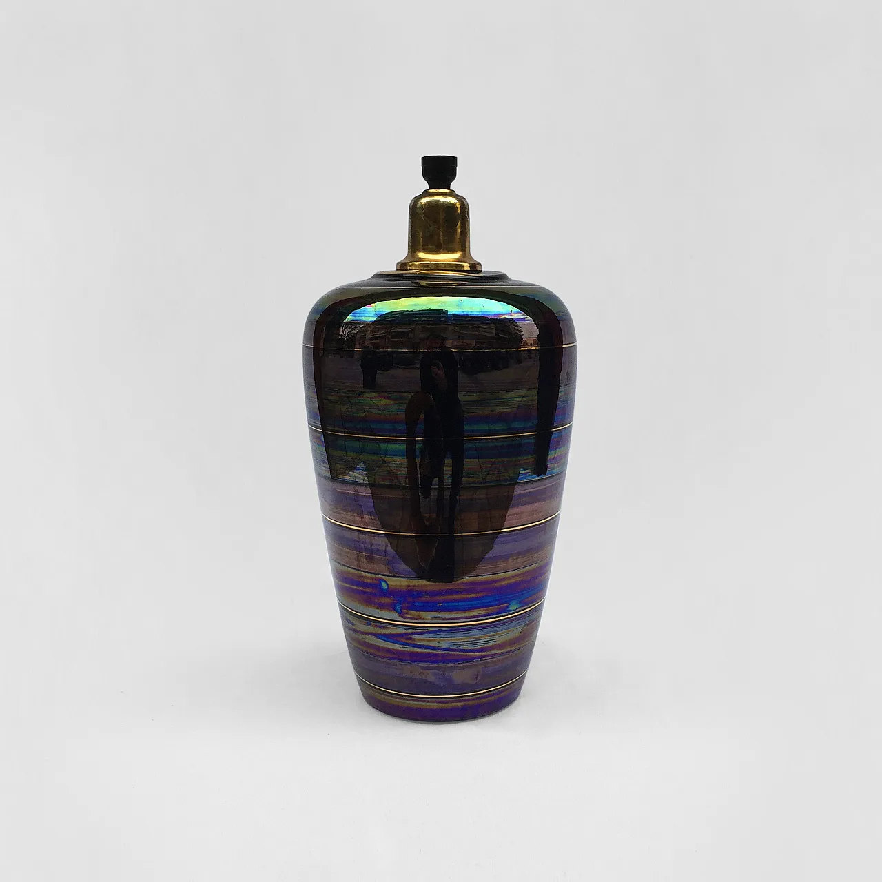 Iridescent ceramic table lamp 3