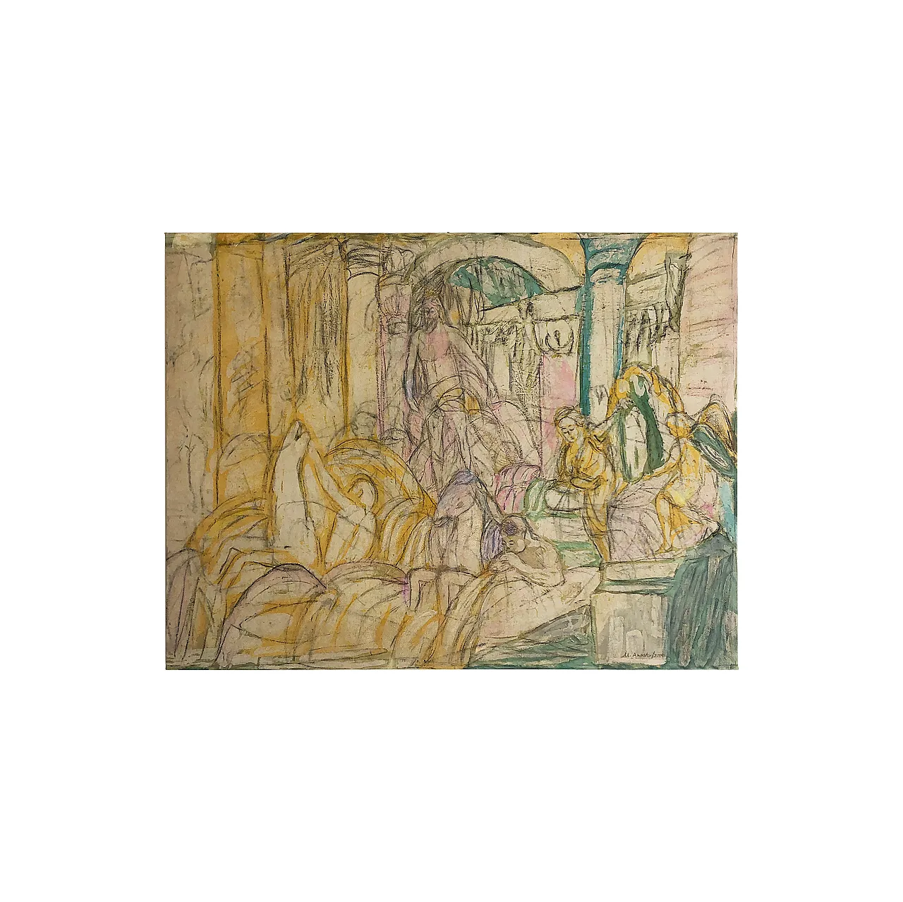 Fontana Di Trevi Painting, 2000s 1