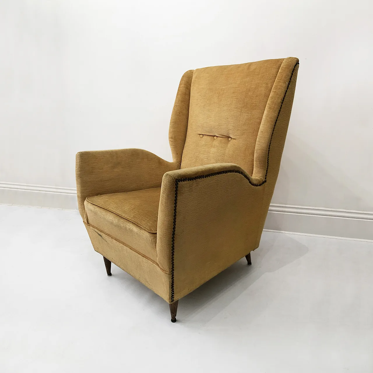 Poltrona Wingback Gio Ponti per I.S.A, anni '50 7