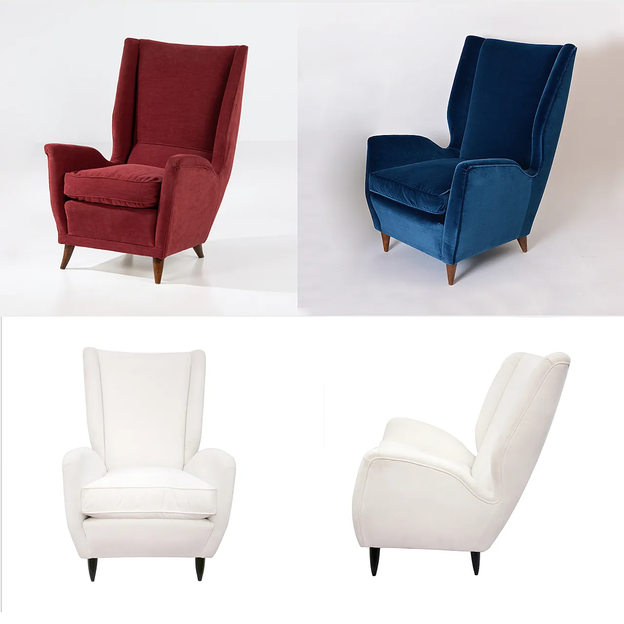 Poltrona Wingback Gio Ponti per I.S.A, anni '50 12