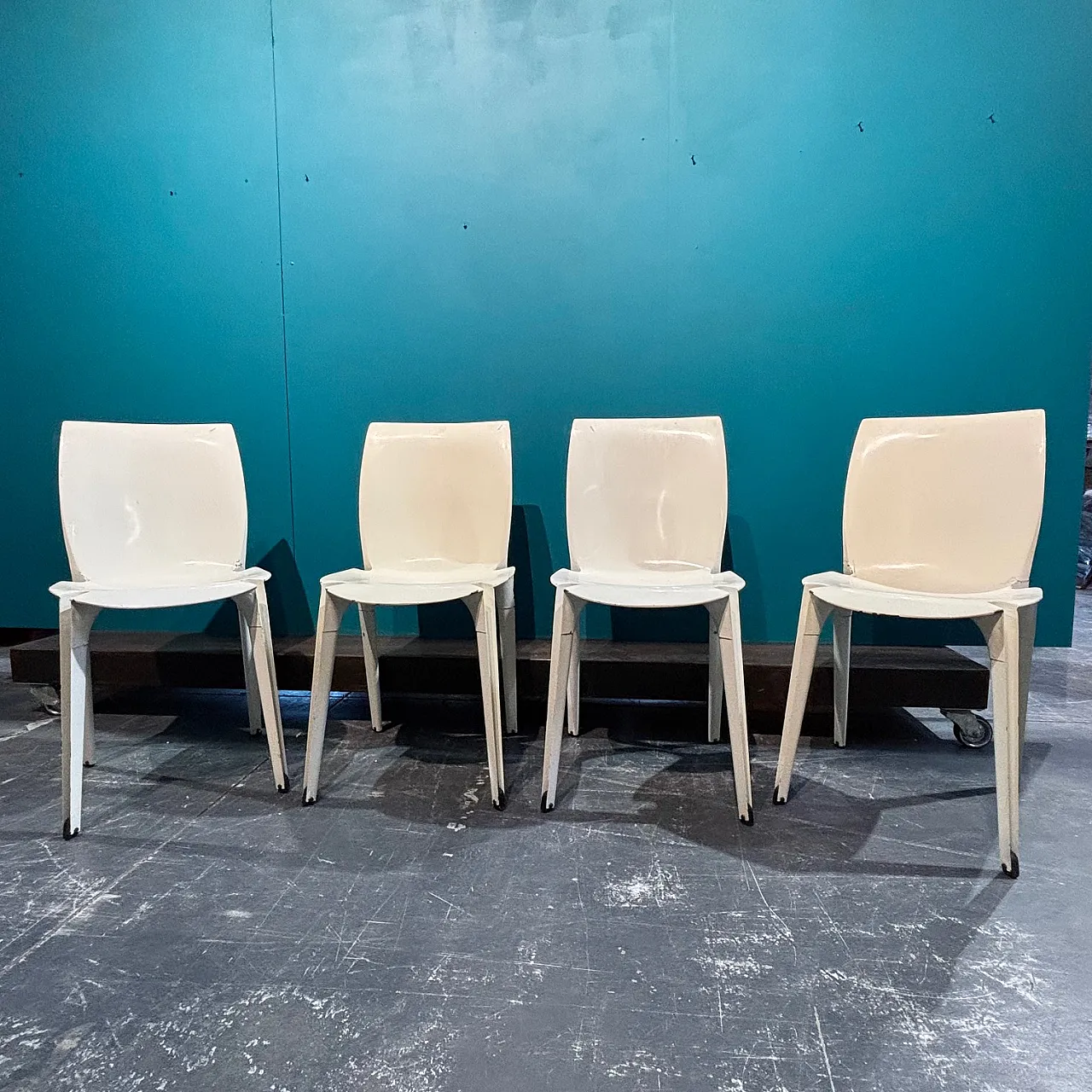 4 Lambada chairs by Marco Zanuso for Gavina 70s 1