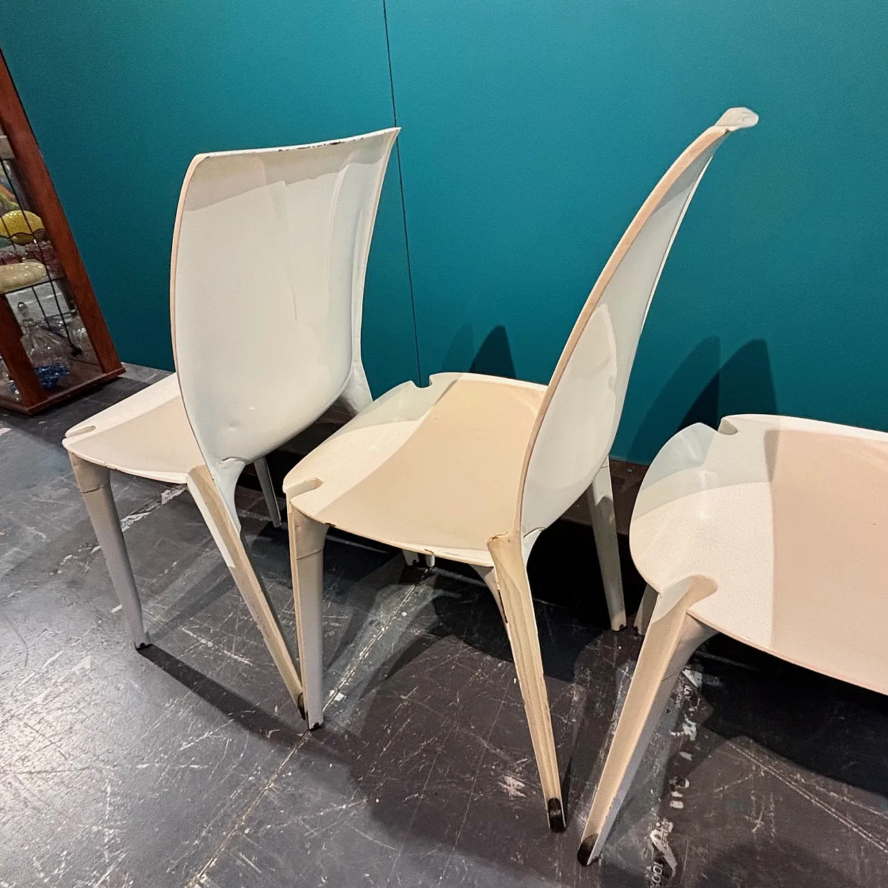 4 Lambada chairs by Marco Zanuso for Gavina 70s 9