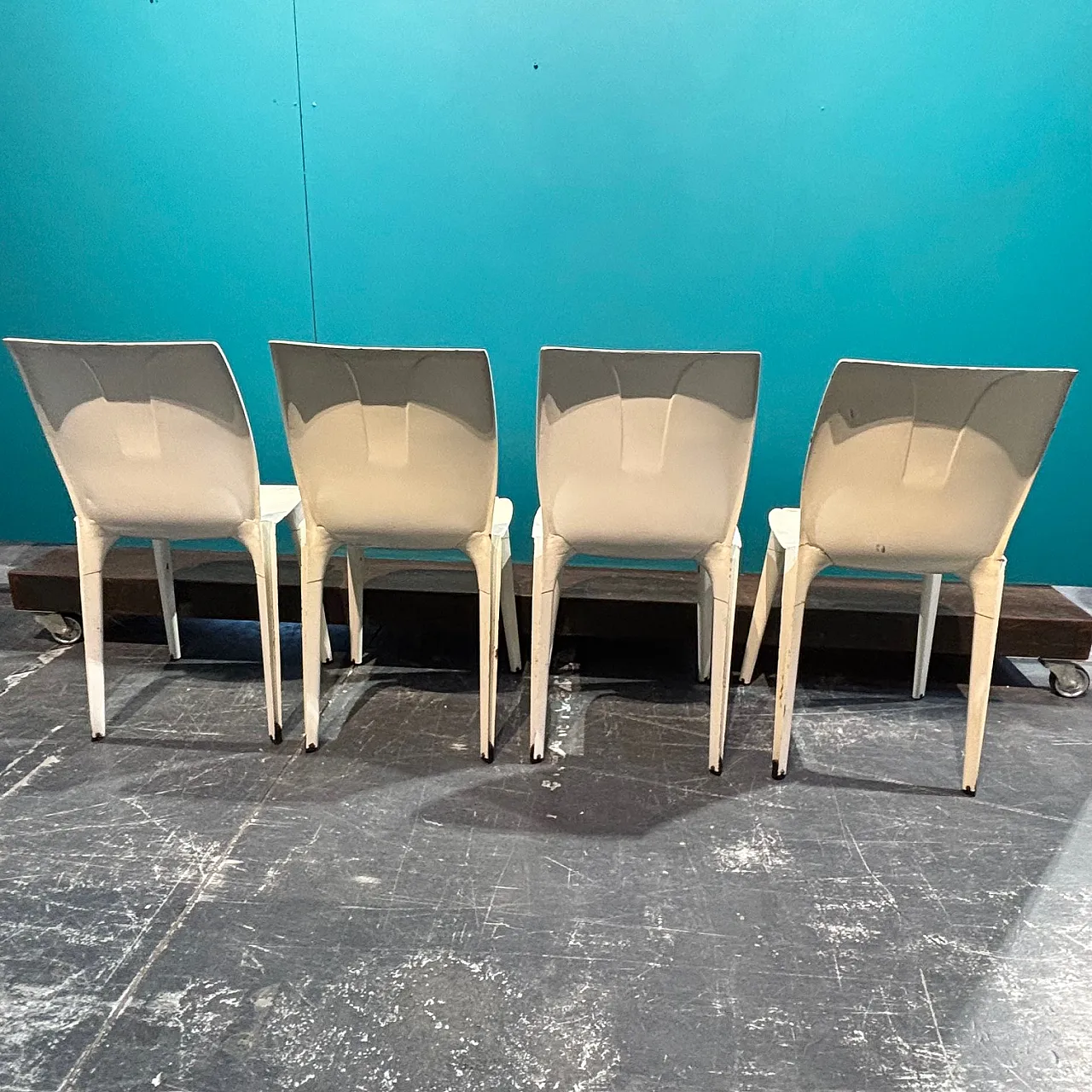 4 Lambada chairs by Marco Zanuso for Gavina 70s 10