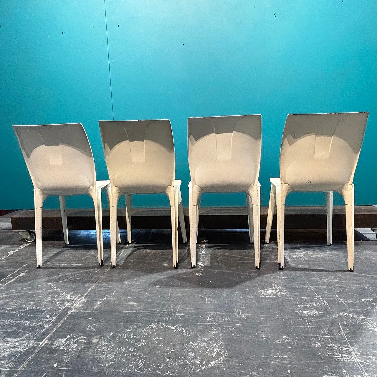 4 Lambada chairs by Marco Zanuso for Gavina 70s 11
