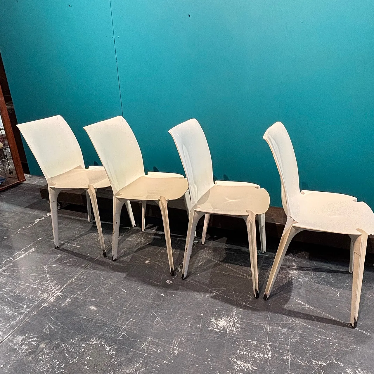 4 Lambada chairs by Marco Zanuso for Gavina 70s 12