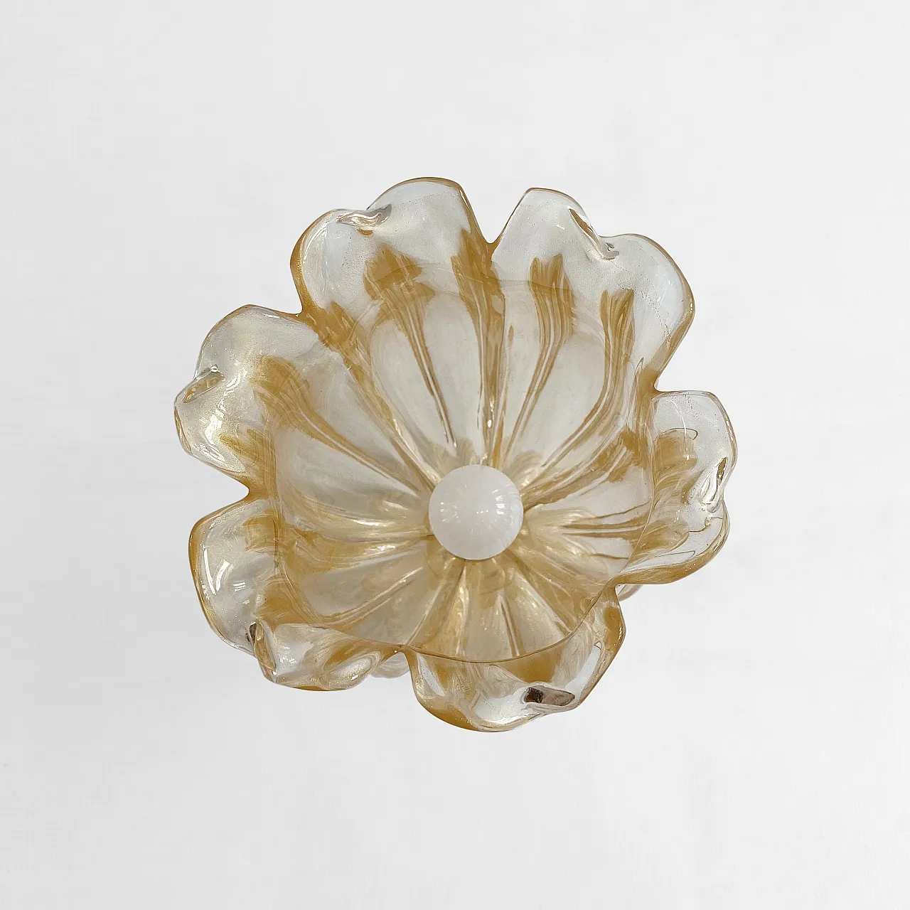Lampada da tavolo Archimede Seguso in vetro di Murano, anni '70 9