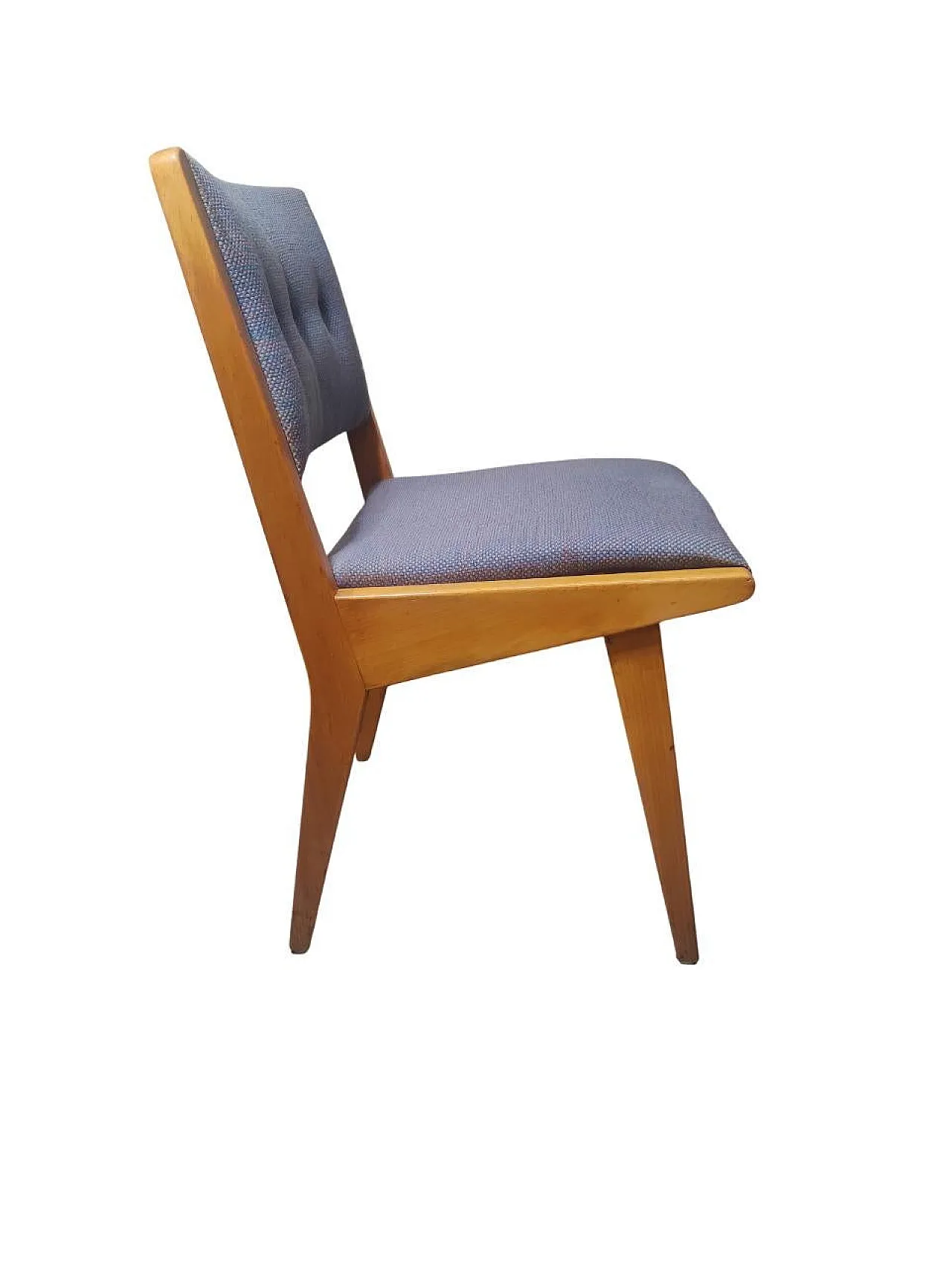 6 Jens Risom dining chairs for Knoll International Model 666, 50s 9