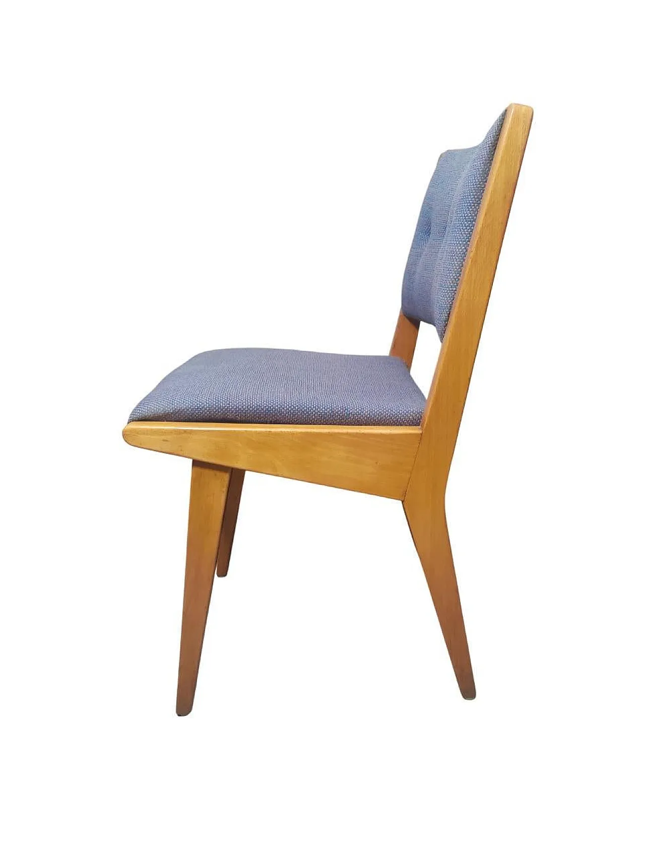 6 Jens Risom dining chairs for Knoll International Model 666, 50s 10