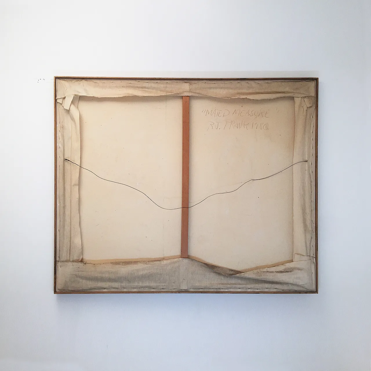 Dipinto 'Mated Measure' di Richard Frank, olio su tela 1980 8