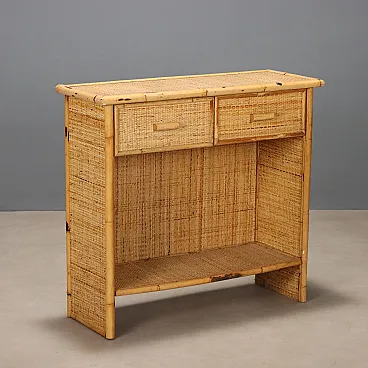 Entrance furniture in bamboo, 20th century