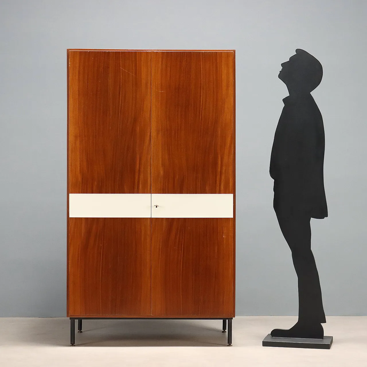 Wardrobe in wood and formica, 1960s 3