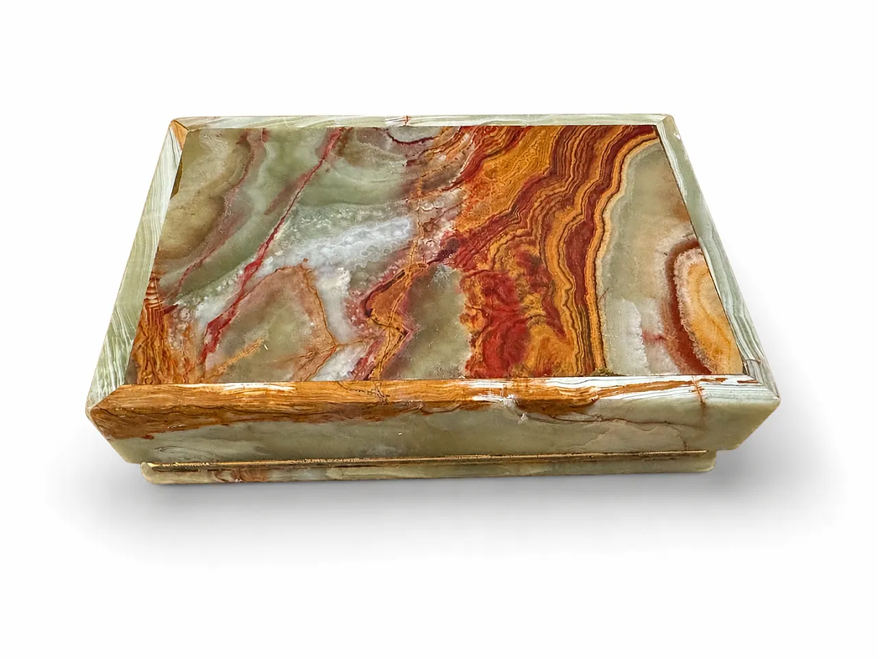 Onyx jewelry box, 1960s 1