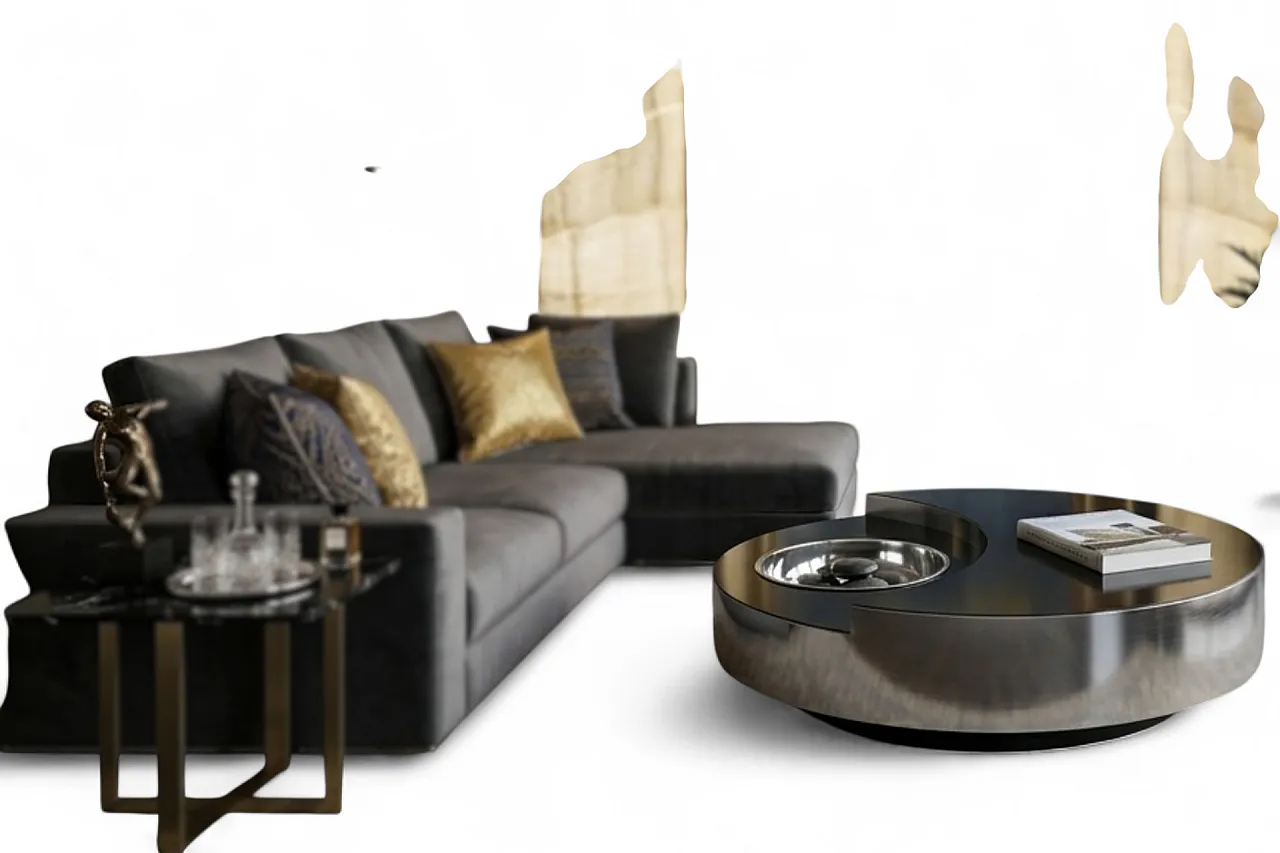TRG Swivel Coffee Table by Willy Rizzo, 1970s 8