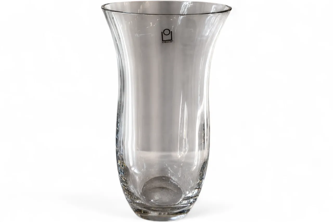 Table Center Vase in Crystal Handarbeit by Ichendorf, 70s 8