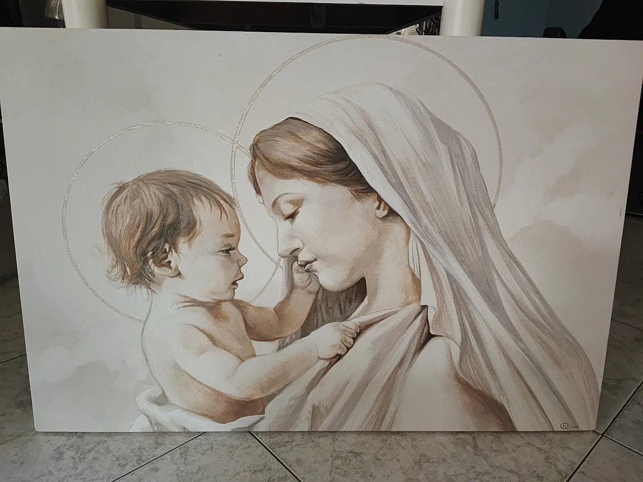 Opera d'Arte "Maternità" Riproduzione d'Autore ArteMariani, anni 2000 8