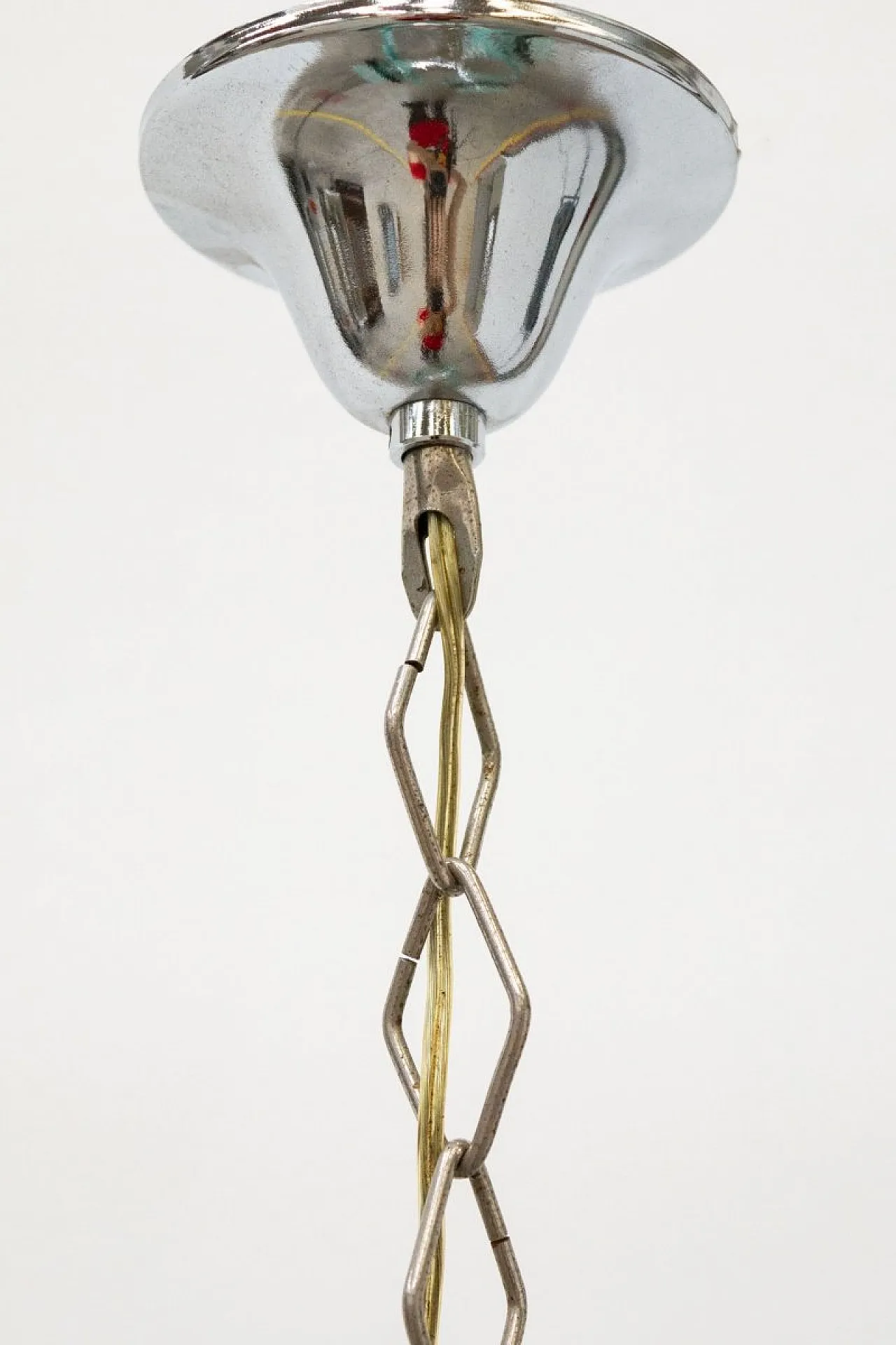 Lampada a sospensione in vetro di Murano, anni '60 9