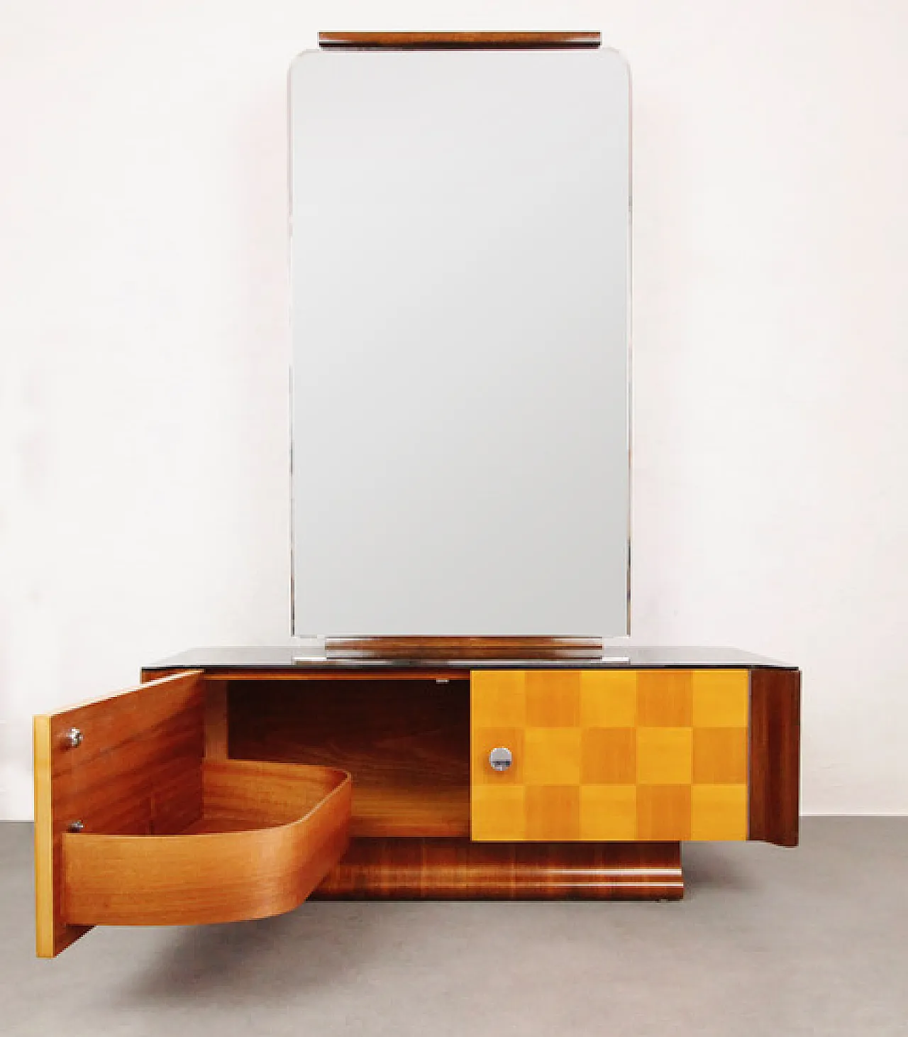 Mirror with cosmetic toilet "Chessboard" 2