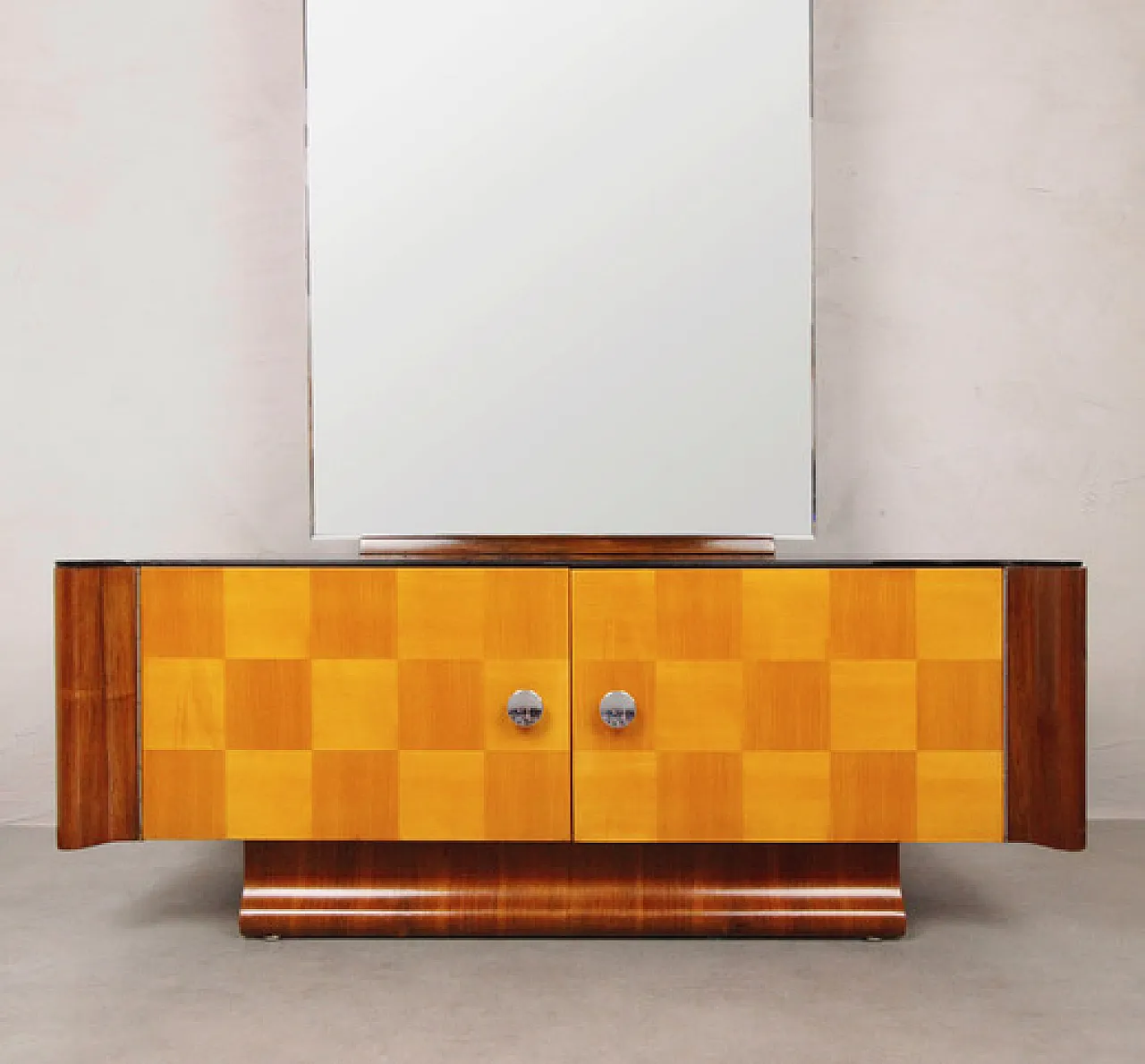 Mirror with cosmetic toilet "Chessboard" 3