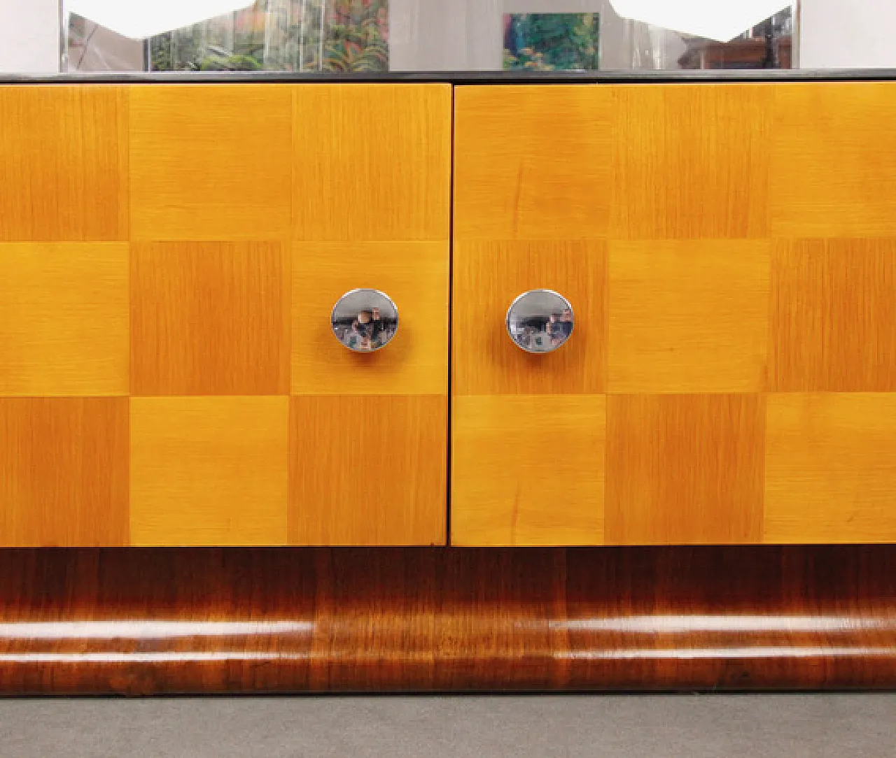 Mirror with cosmetic toilet "Chessboard" 4