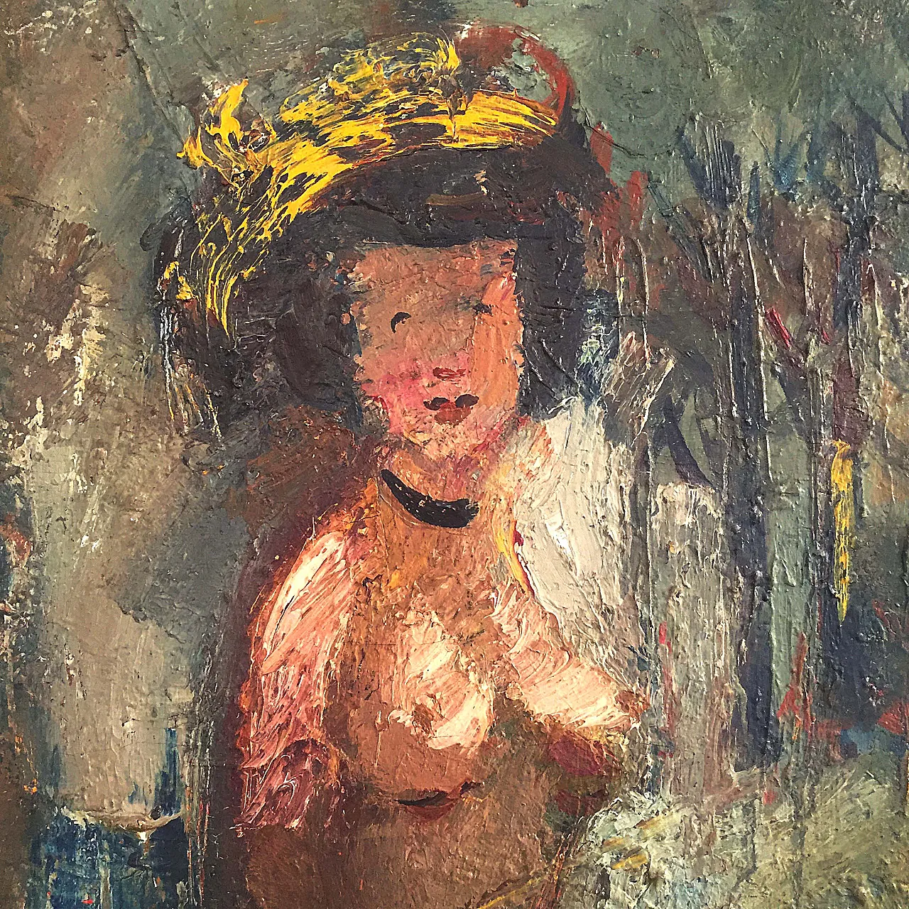 Seated Nude By Fernand Labat, Oil On Canvas 3