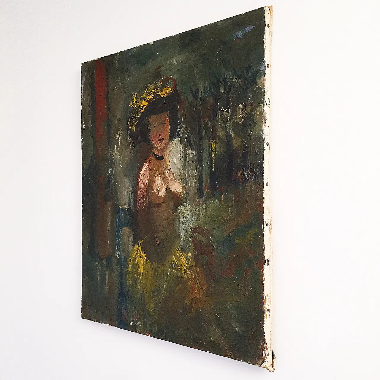 Seated Nude By Fernand Labat, Oil On Canvas 4