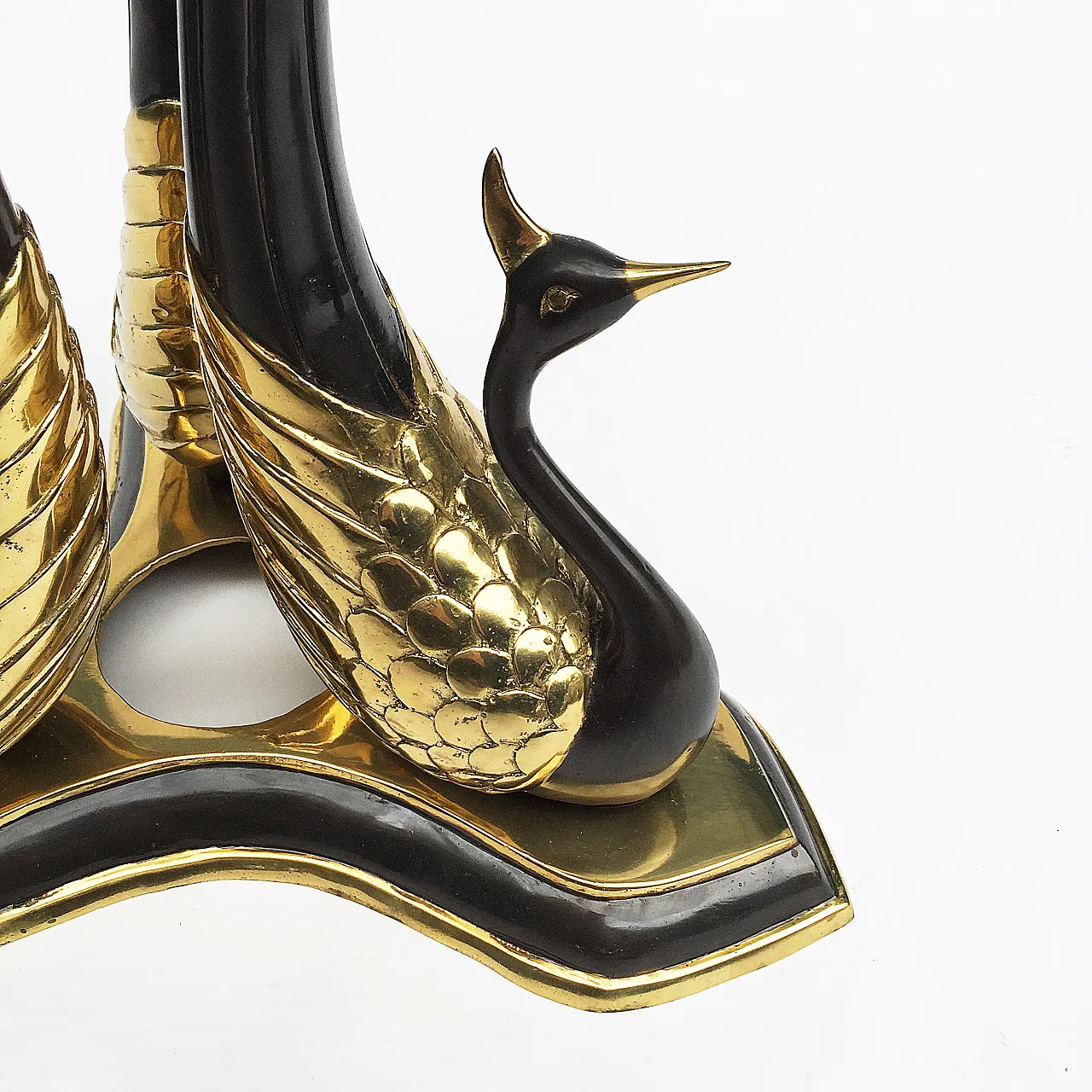 Brass Peacock Side Or Coffee Table 10