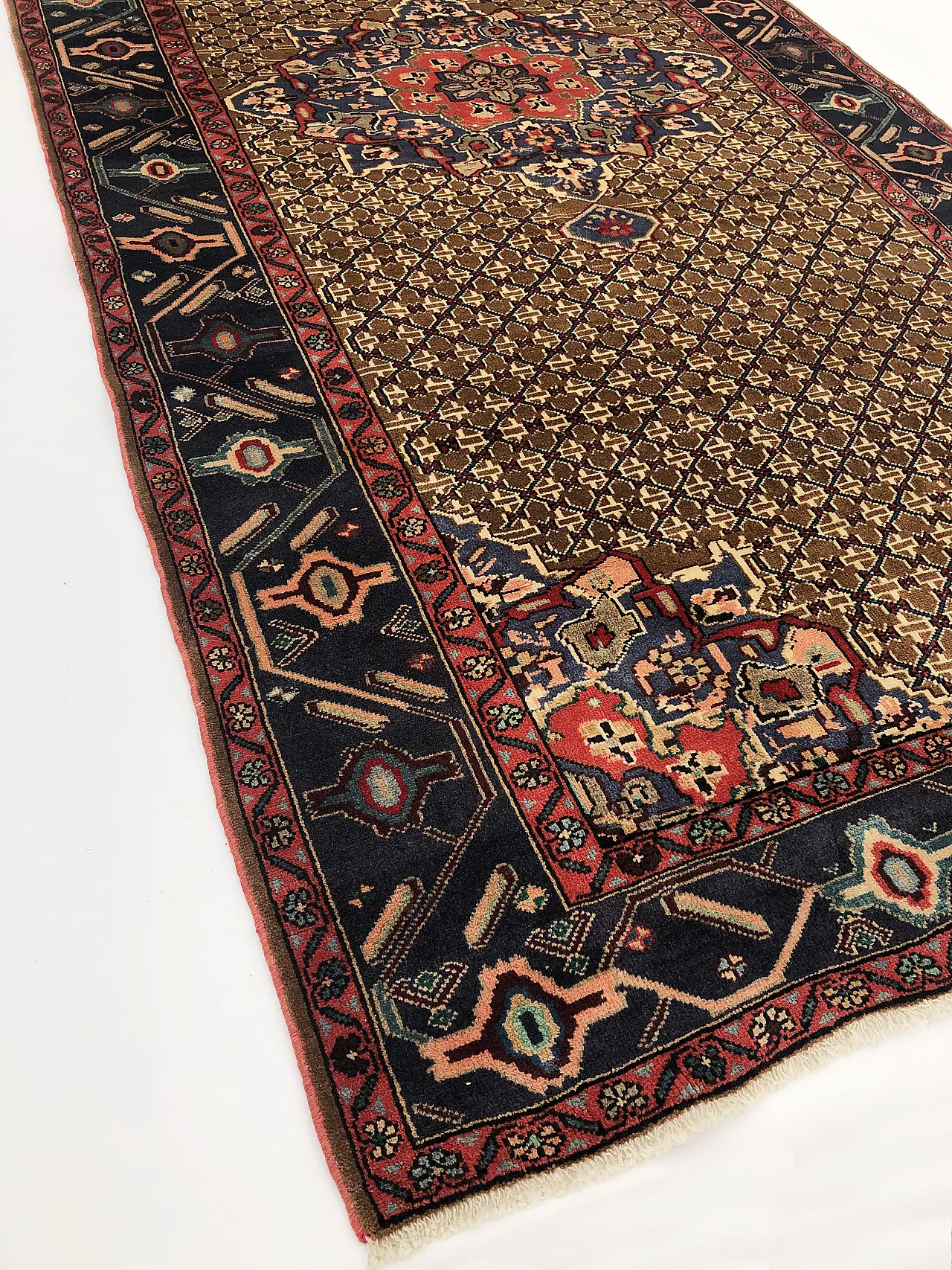 Handmade Songhor Persian Rug, 2000s 4