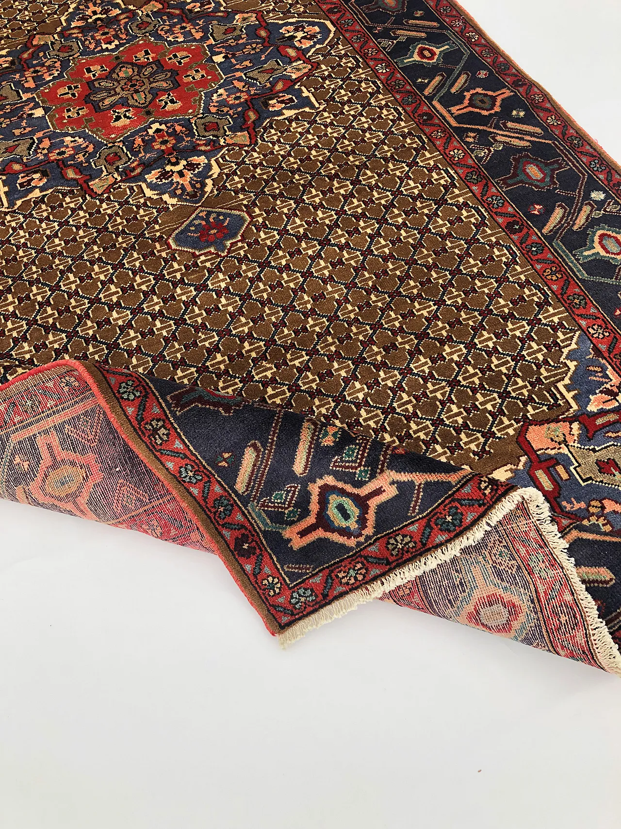 Handmade Songhor Persian Rug, 2000s 6