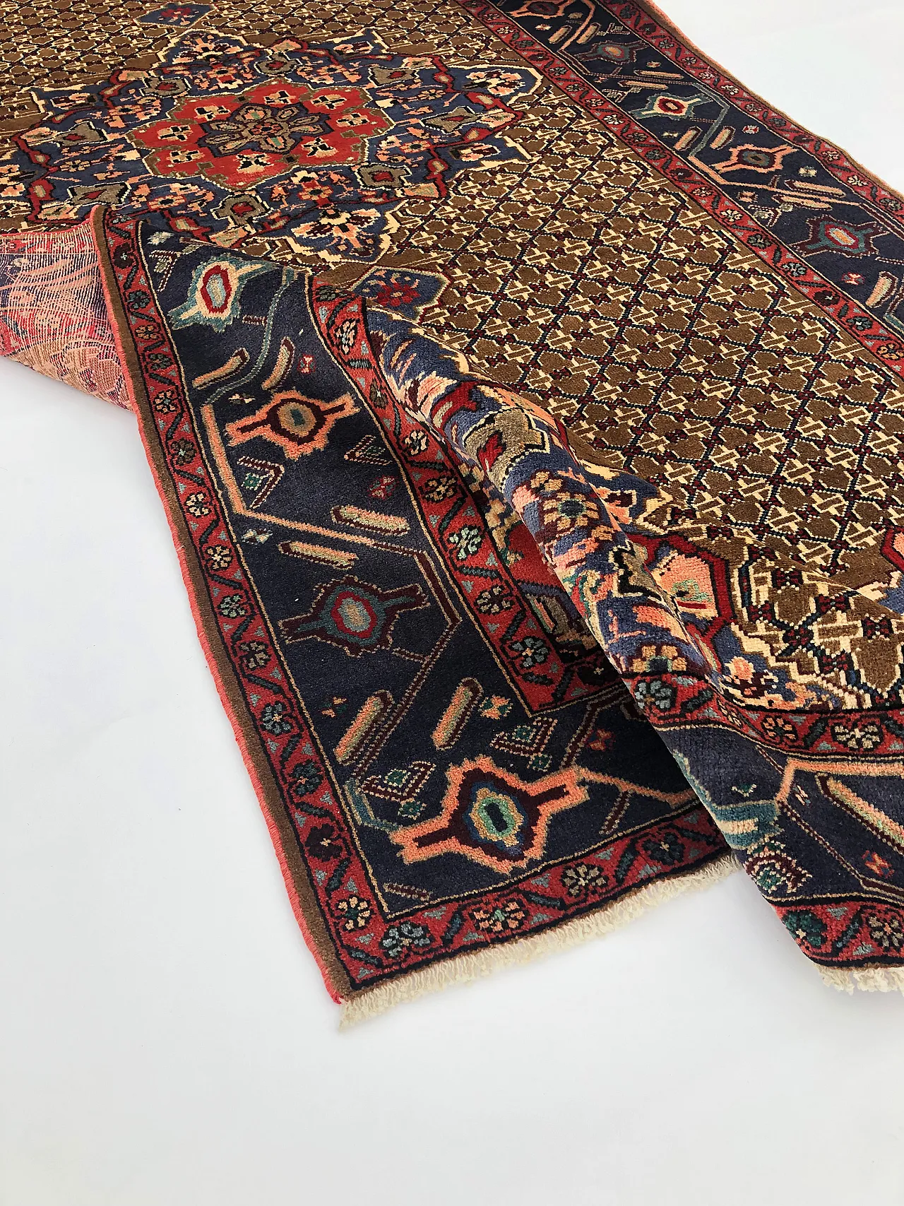 Handmade Songhor Persian Rug, 2000s 8