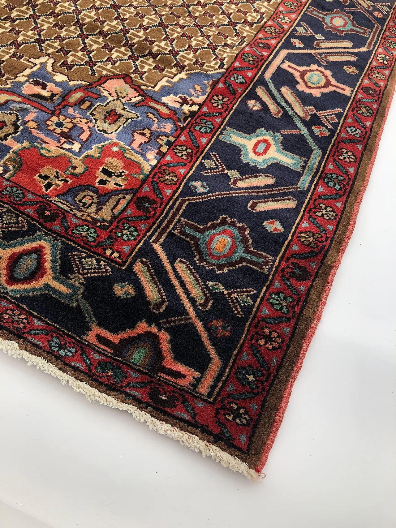 Handmade Songhor Persian Rug, 2000s 14