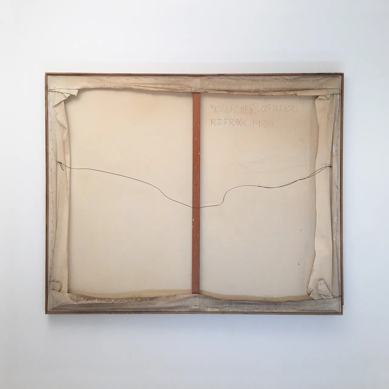 Richard Frank 'Kingfisher's Kotillion' Painting, Oil On Canvas 1980 9