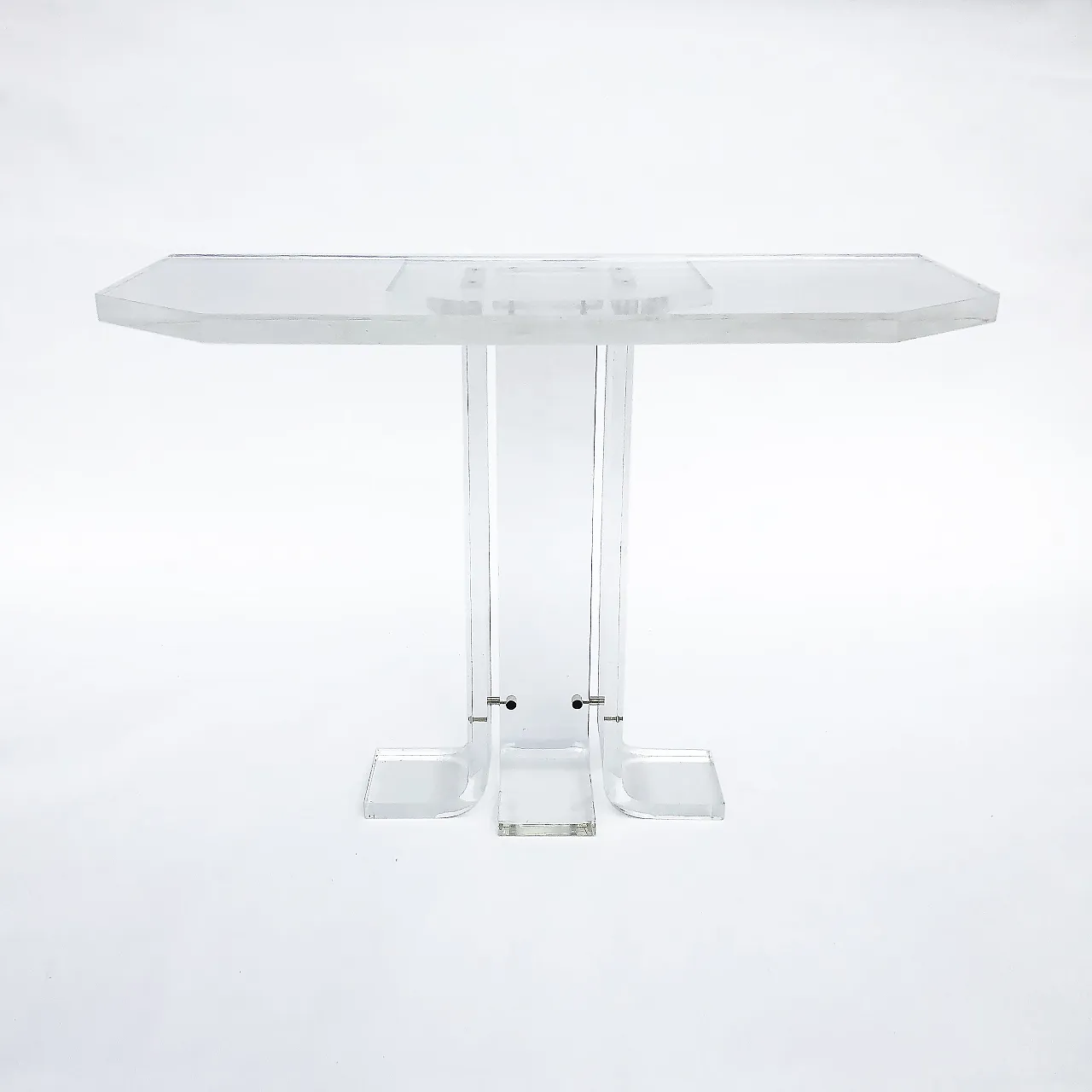 Lucite Console Table, 1970s 2