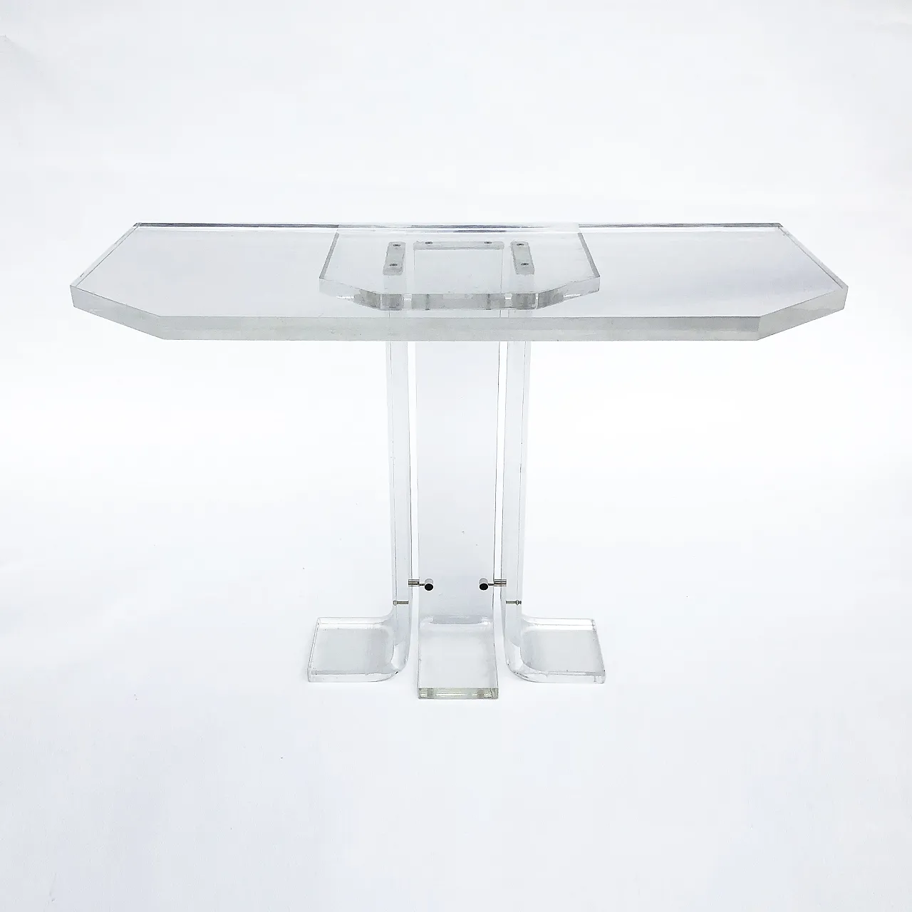Lucite Console Table, 1970s 4