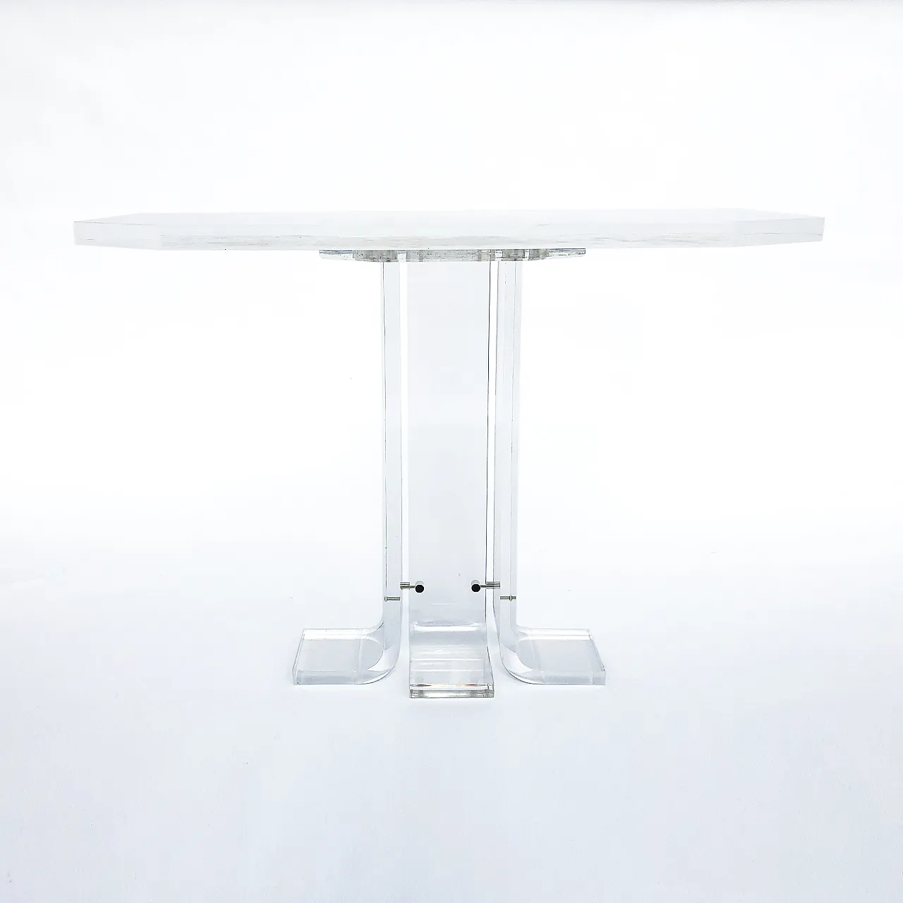 Lucite Console Table, 1970s 5