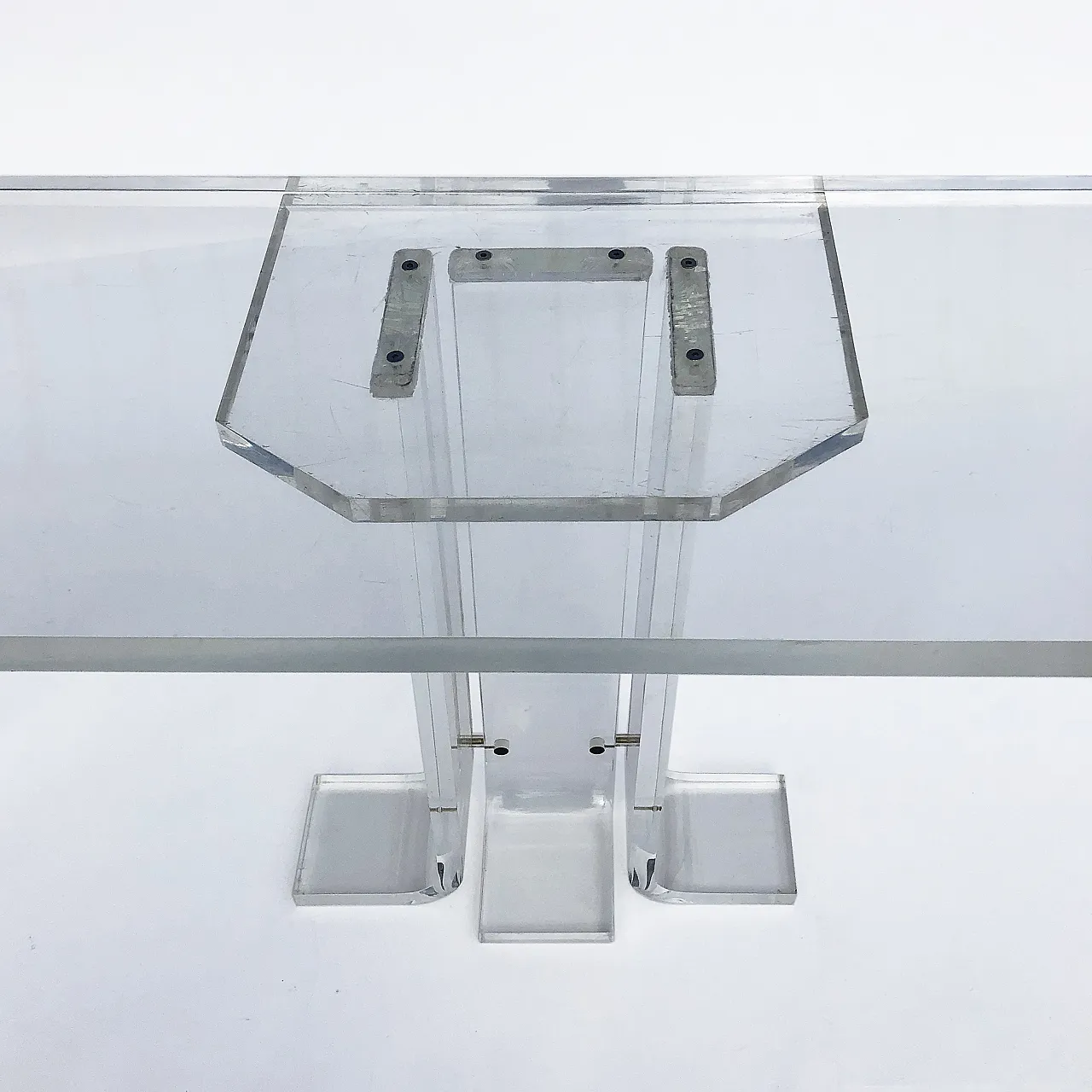 Lucite Console Table, 1970s 10