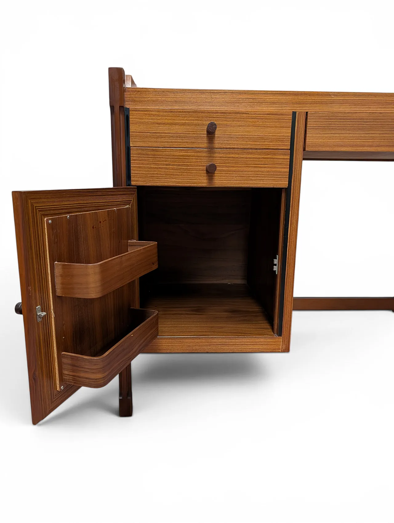 3V dressing table with mirror and integrated lamp, 1950s 19