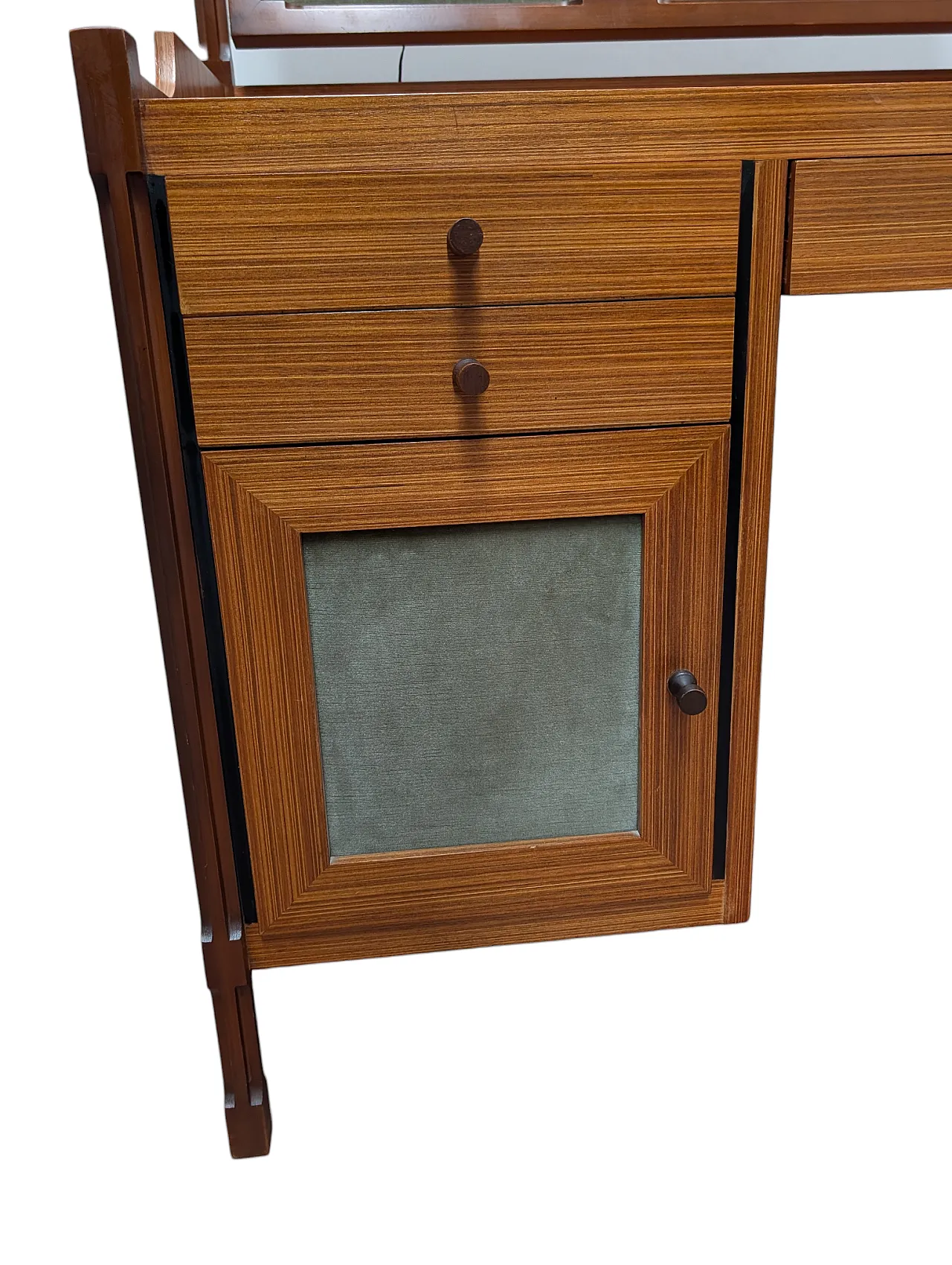 3V dressing table with mirror and integrated lamp, 1950s 29