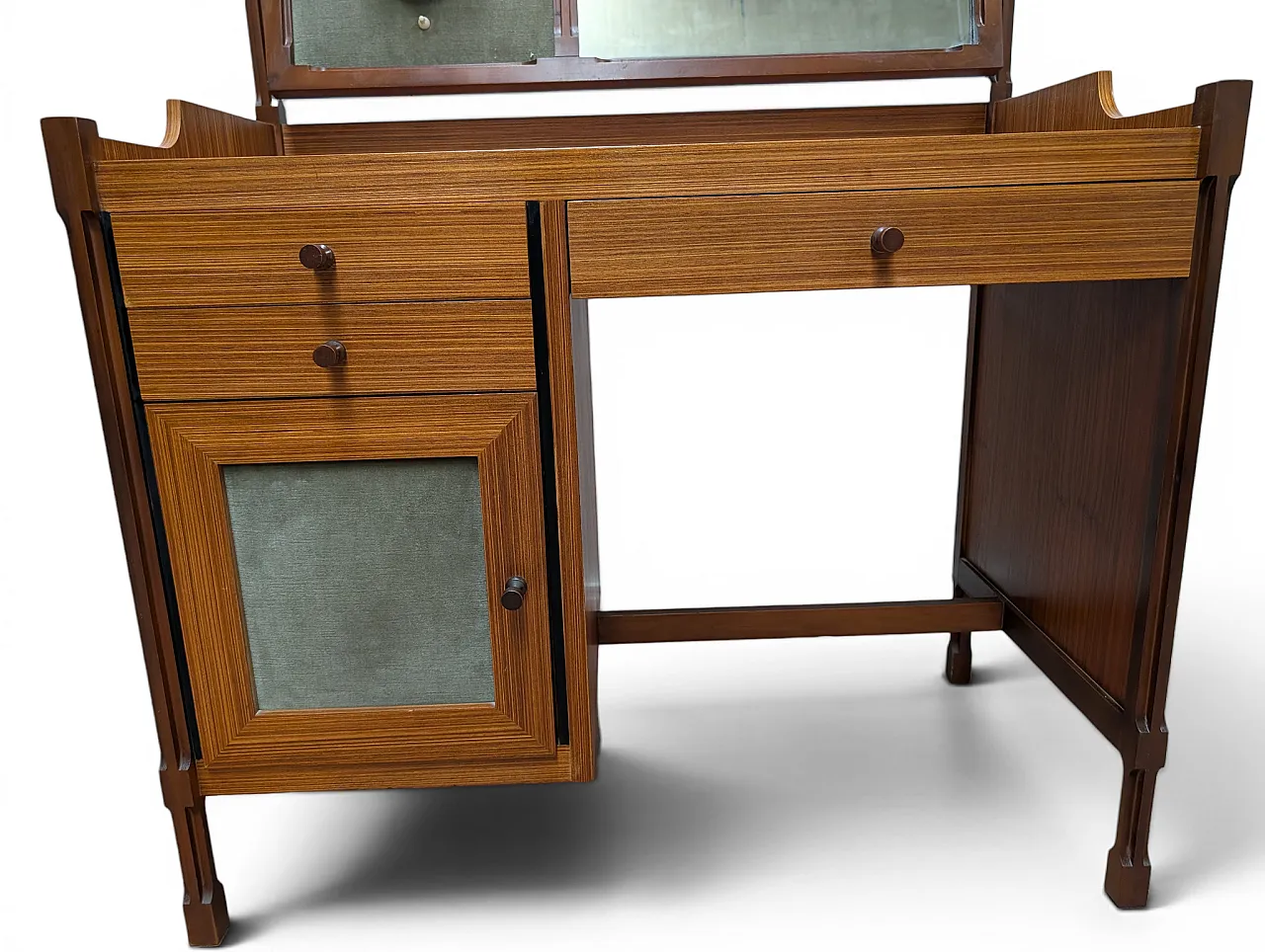 3V dressing table with mirror and integrated lamp, 1950s 31