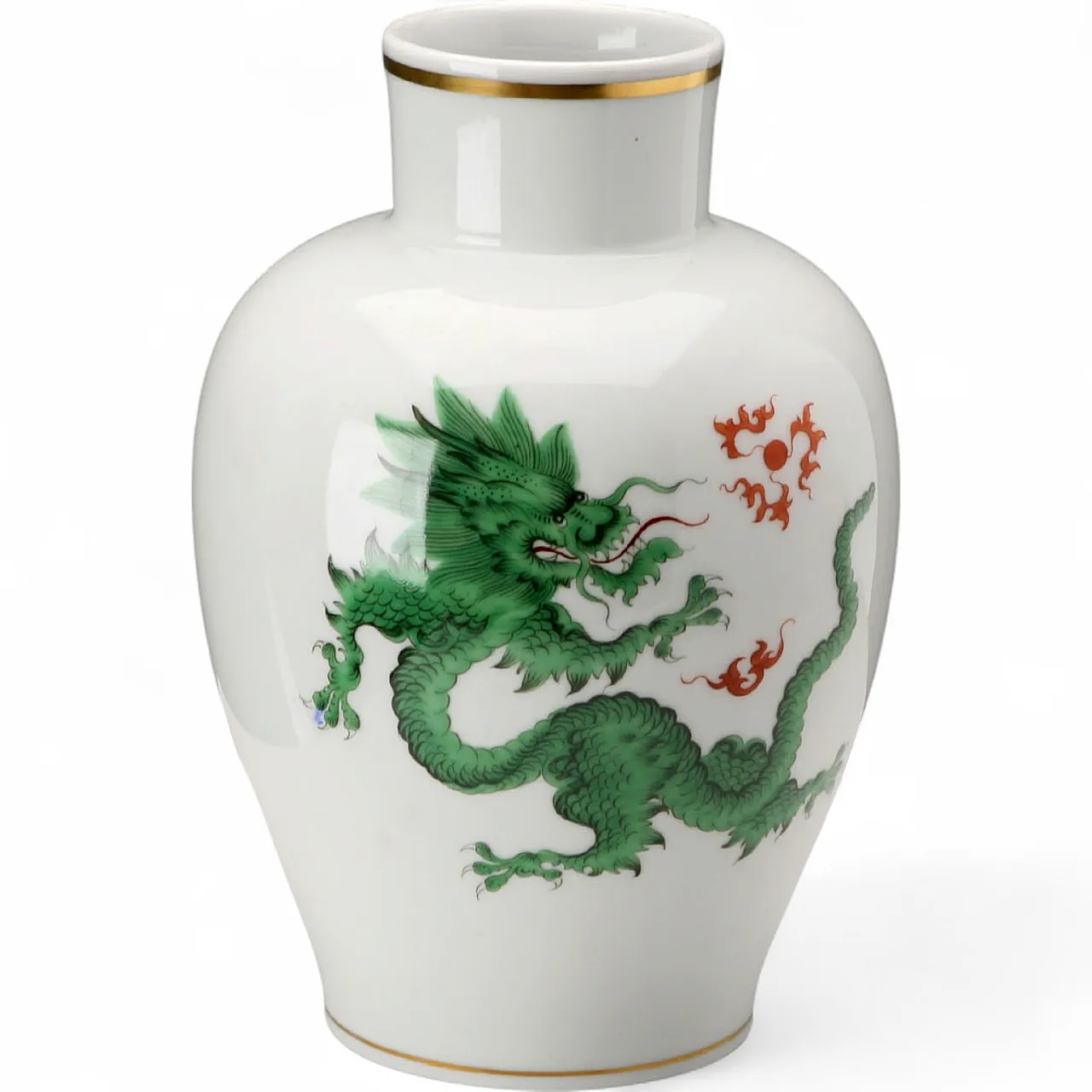 Meissen porcelain vase, 20th century 7